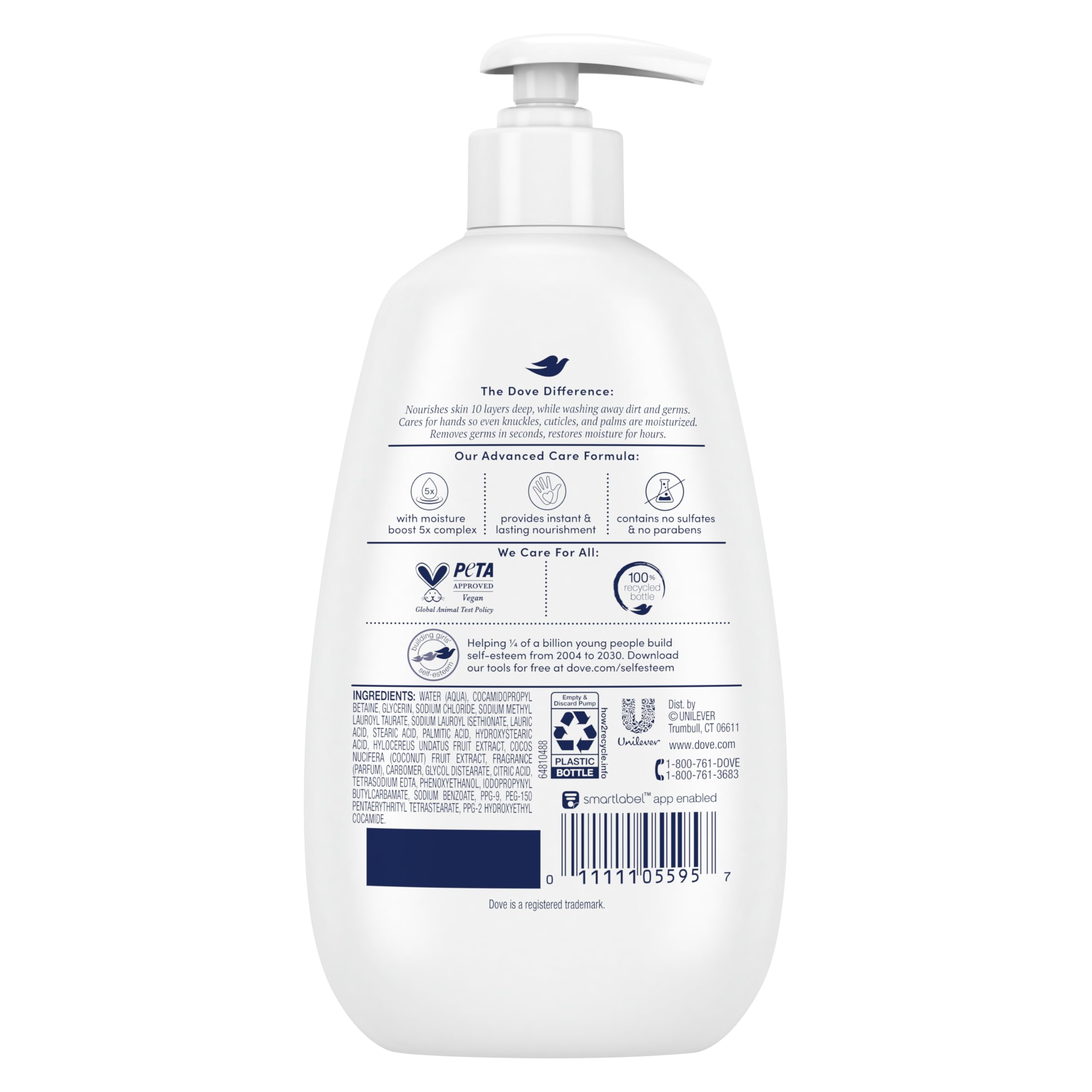 Foto 3 pulgar | Jabón De Manos Dove Advanced Care Dragonfruit & Coconut, 4 X 250 Ml - Venta Internacional.