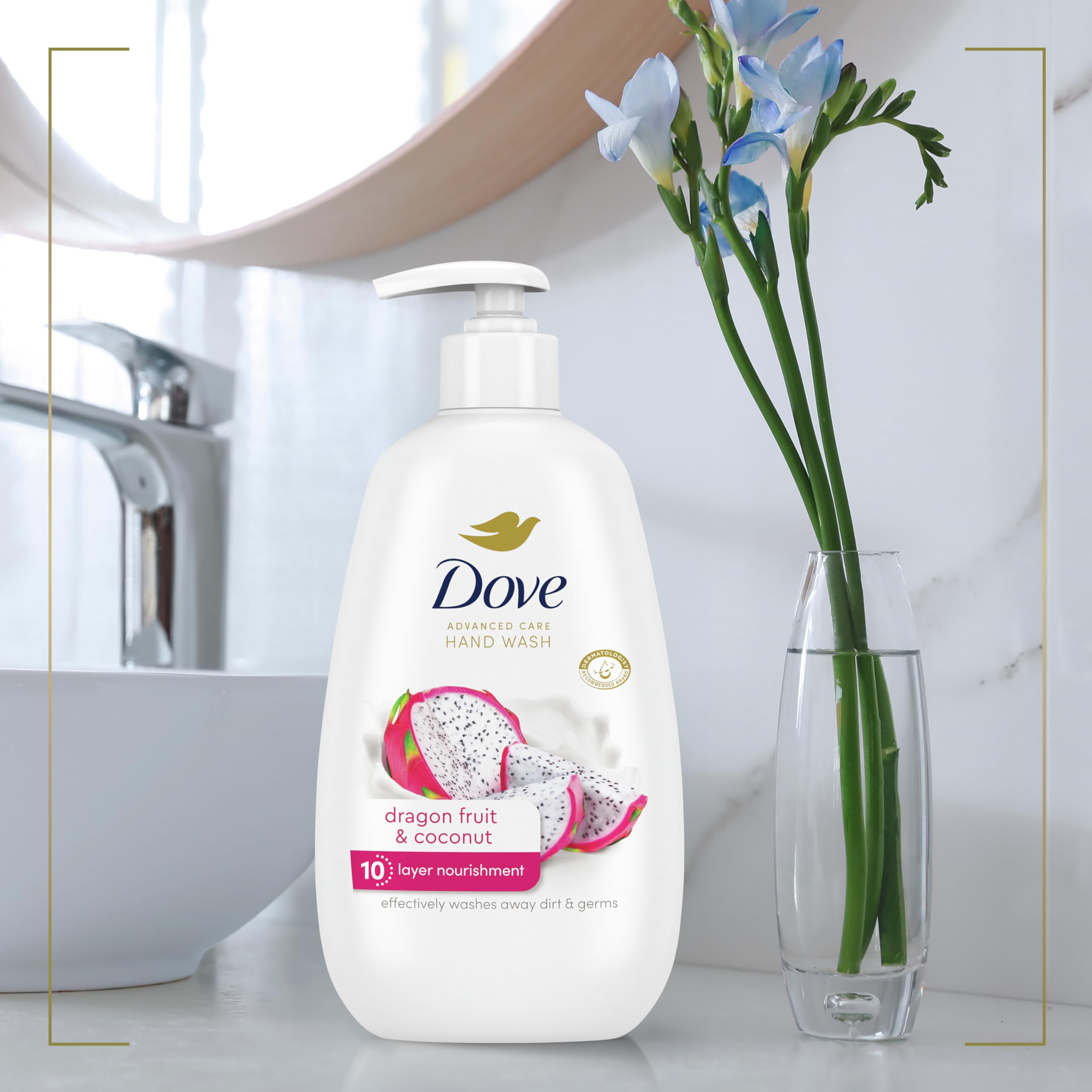 Foto 6 pulgar | Jabón De Manos Dove Advanced Care Dragonfruit & Coconut, 4 X 250 Ml - Venta Internacional.