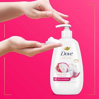 Foto 6 | Jabón De Manos Dove Advanced Care Dragonfruit & Coconut, 4 X 250 Ml - Venta Internacional.