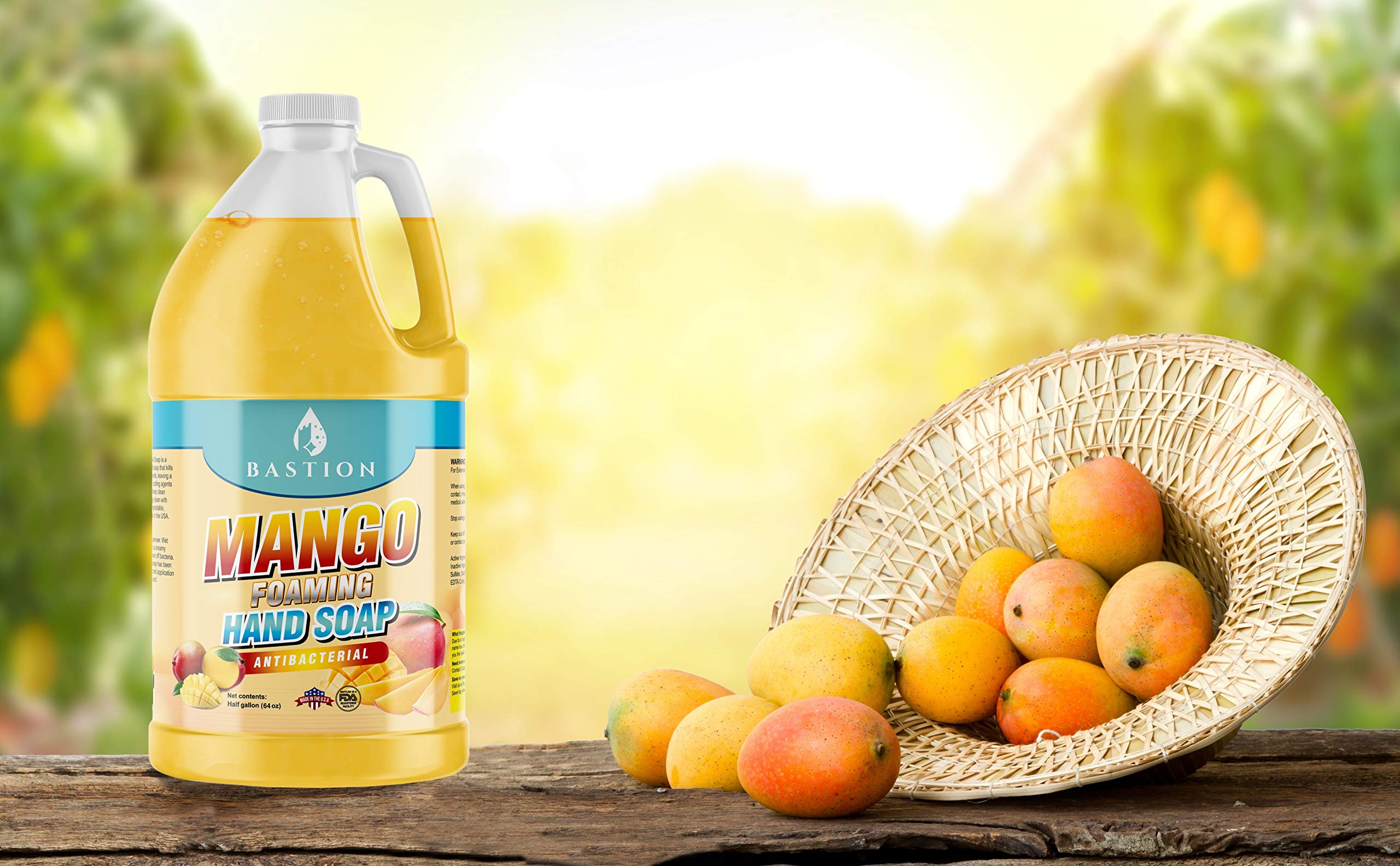 Foto 4 pulgar | Recambio De Jabón De Manos Bastion, Antibacteriano, Con Aroma A Mango, 1,9 L - Venta Internacional.