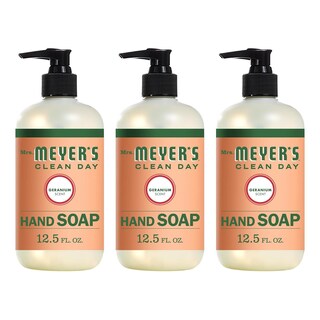 Foto 1 | Jabón De Manos Mrs. Meyers Geranium 370 Ml (paquete De 3) - Venta Internacional.
