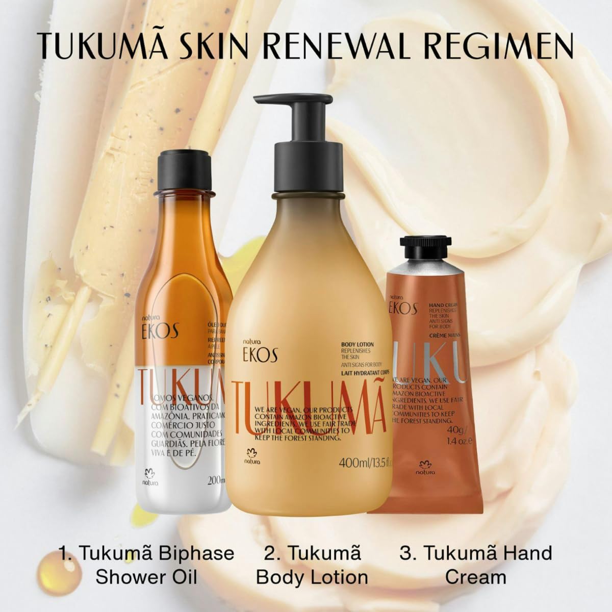 Foto 6 pulgar | Crema De Manos Natura Ekos Tukumã Hidratante 75g Vegan - Venta Internacional.