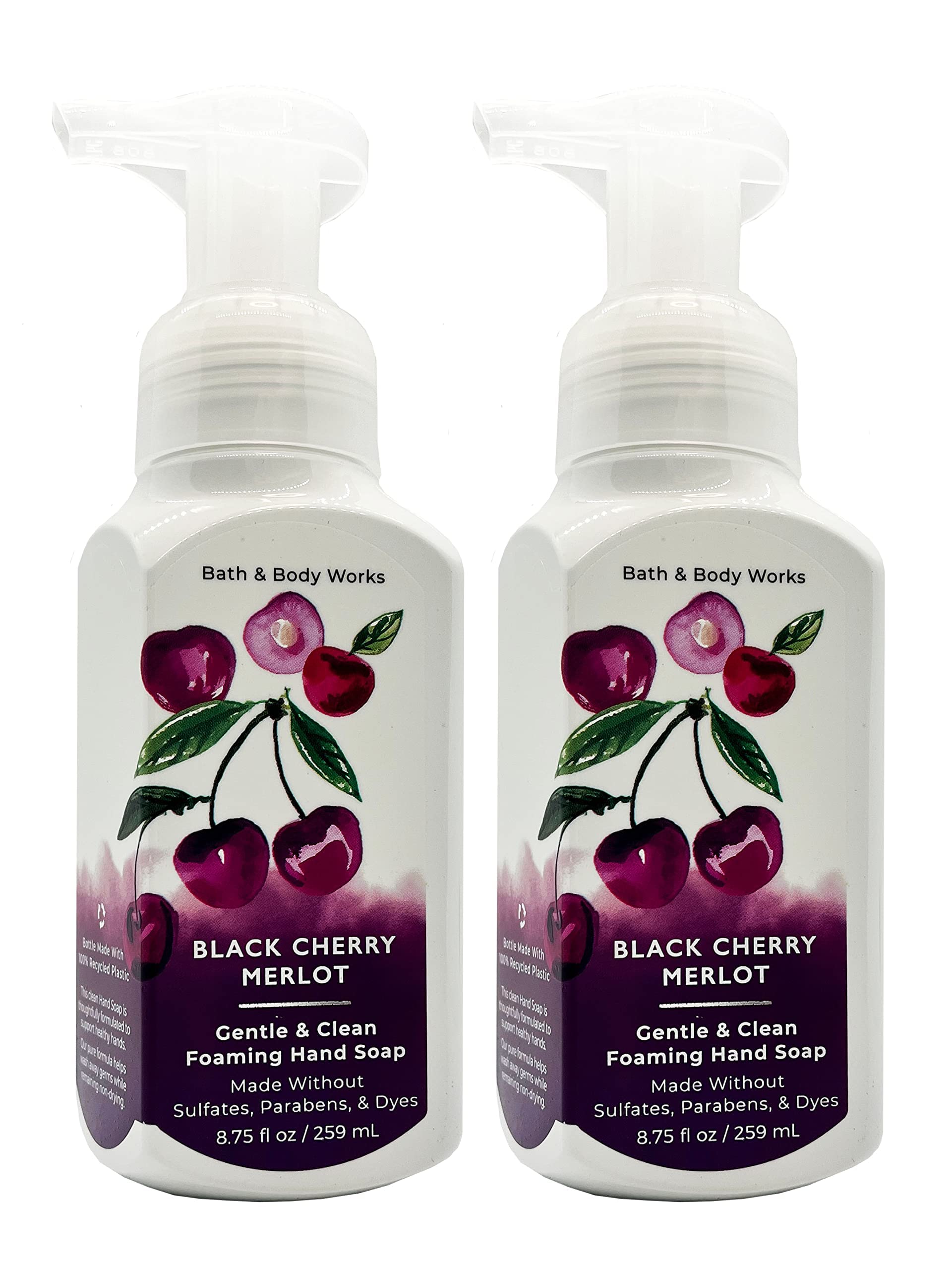 Foto 4 | Jabón De Manos Bath & Body Works, Suave Y Espumoso, Color Cereza Negra, 250 Ml - Venta Internacional.