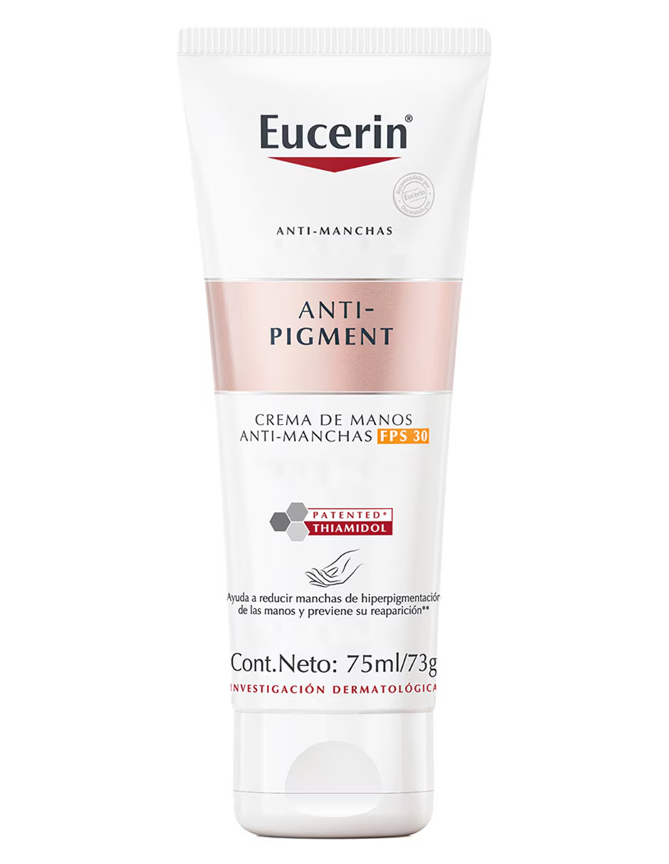 Foto 3 pulgar | Eucerin Anti-pigment Crema De Manos  Fps30 + Termo De Agua De Regalo Güish