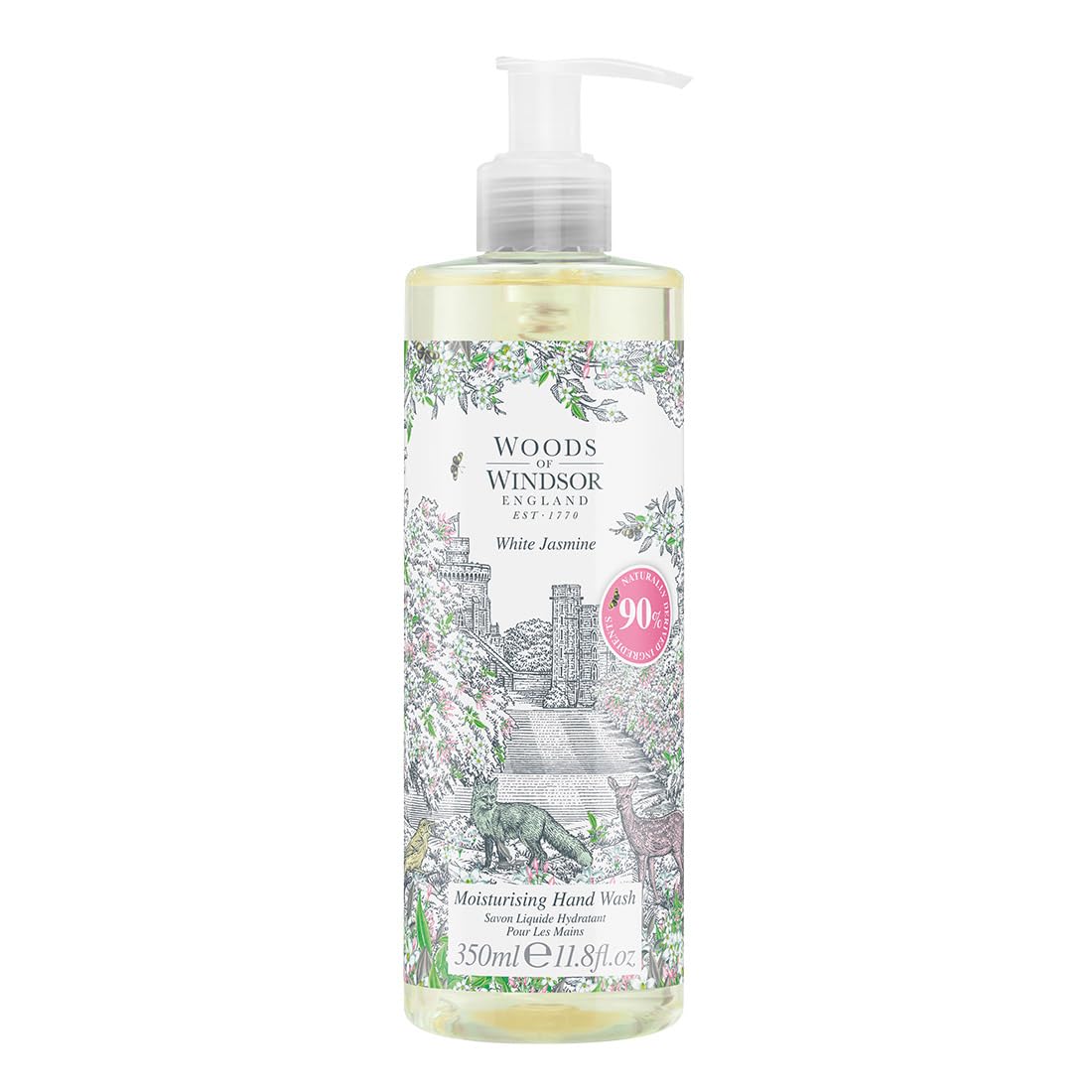 Foto 2 pulgar | Jabón De Manos Woods Of Windsor White Jasmine, 350 Ml - Venta Internacional.