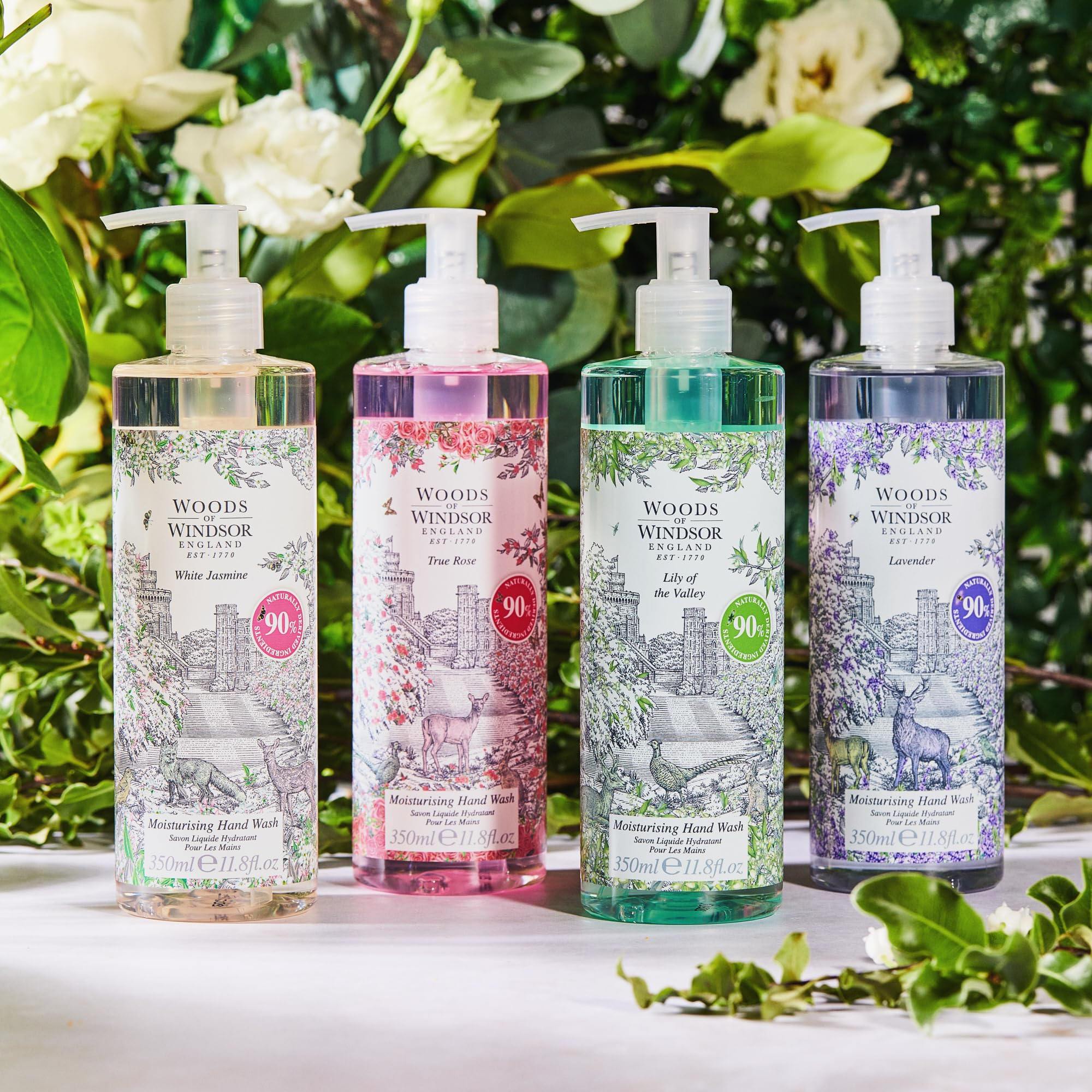 Foto 4 pulgar | Jabón De Manos Woods Of Windsor White Jasmine, 350 Ml - Venta Internacional.