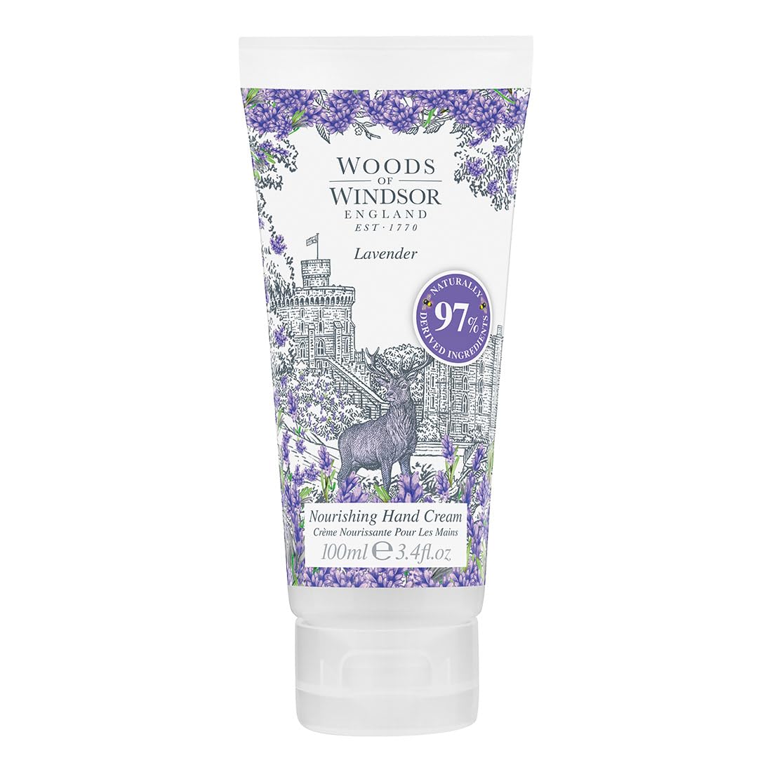 Foto 2 pulgar | Crema De Manos Woods Of Windsor Lavender Nutritive 100 Ml Para Mujeres - Venta Internacional.