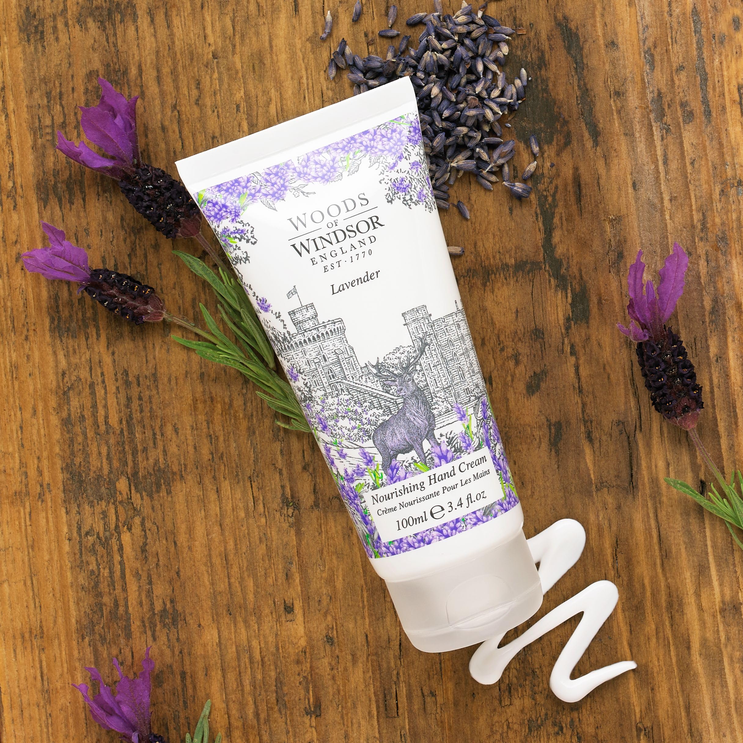Foto 3 pulgar | Crema De Manos Woods Of Windsor Lavender Nutritive 100 Ml Para Mujeres - Venta Internacional.