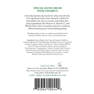 Foto 2 | Crema De Manos Mario Badescu Sin Perfume Con Vitamina E, 90 Ml, Para Hombres Y Mujeres - Venta Internacional.