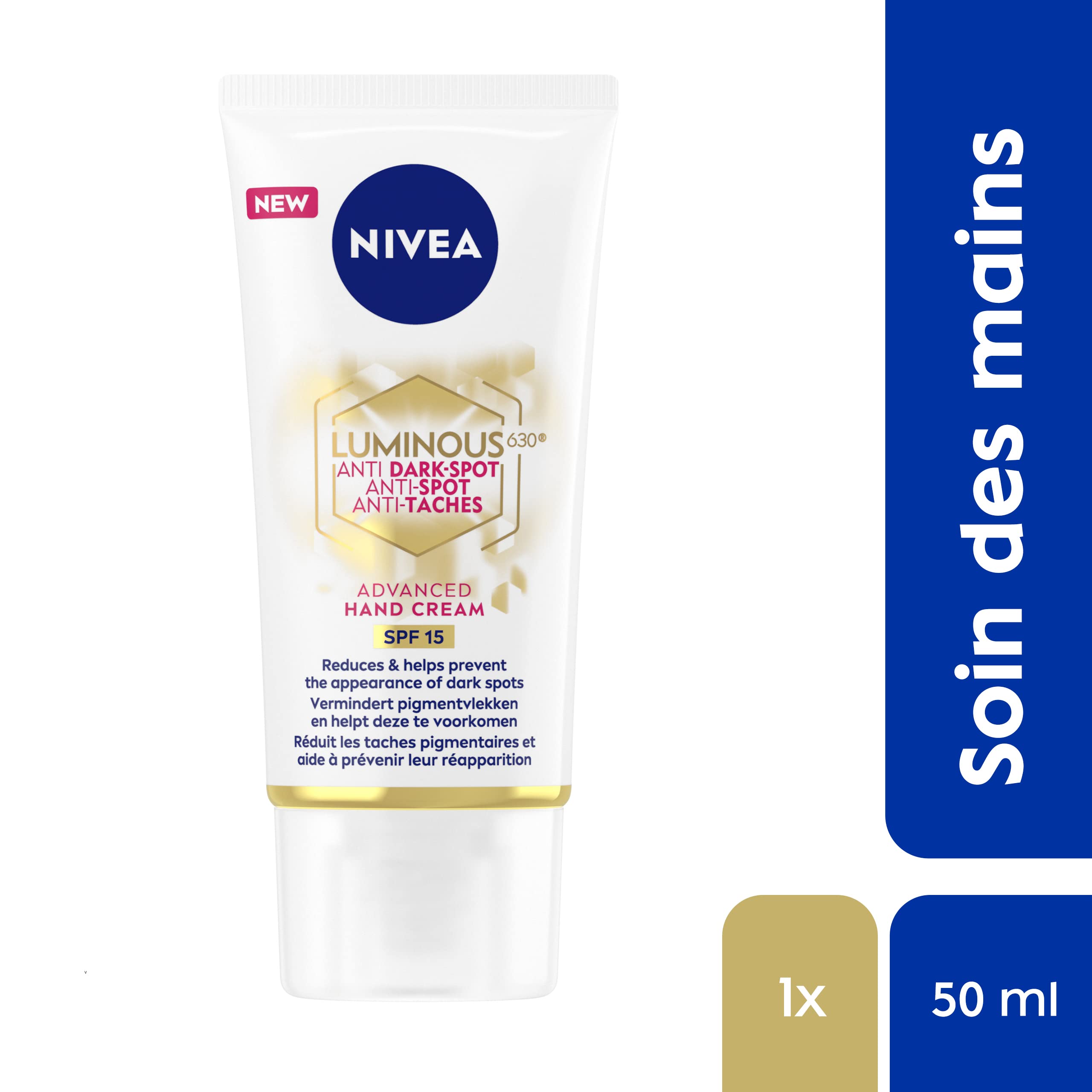Foto 3 pulgar | Crema De Manos Nivea Luminous 630 Advanced Antimanchas 50 Ml - Venta Internacional.