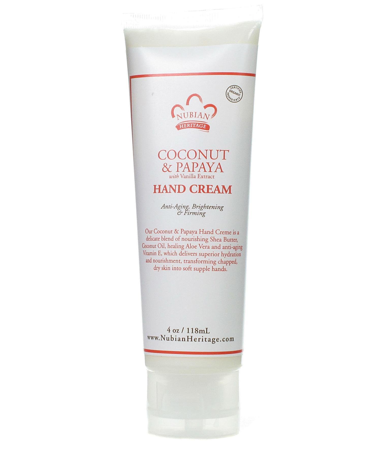 Crema De Manos Nubian Heritage Coconut Papaya 120 Ml (paquete Múltiple) - Venta Internacional.