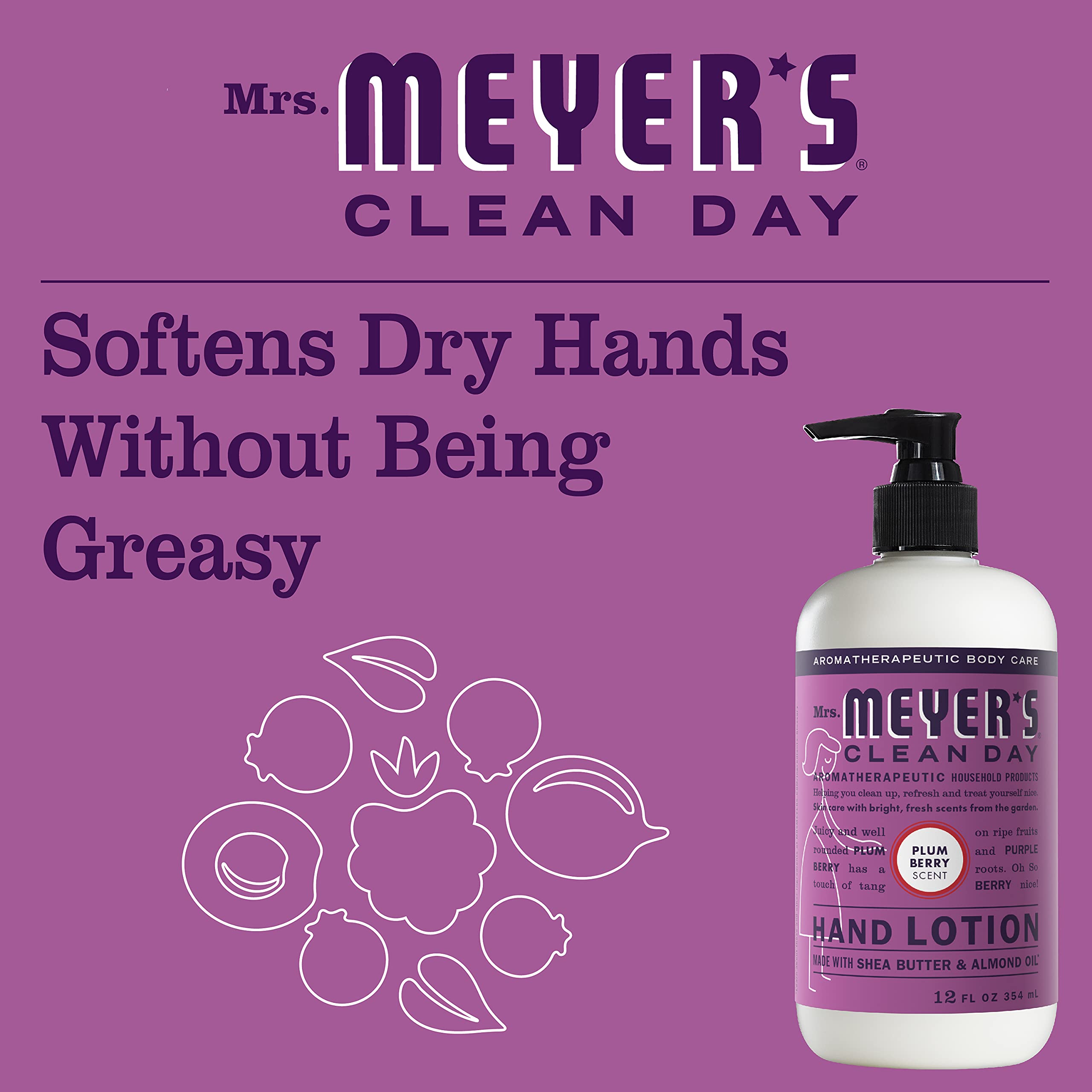 Foto 6 pulgar | Crema para Manos Mrs. Meyer's Clean Day Plum Berry 3 Piezas-Venta Internacional