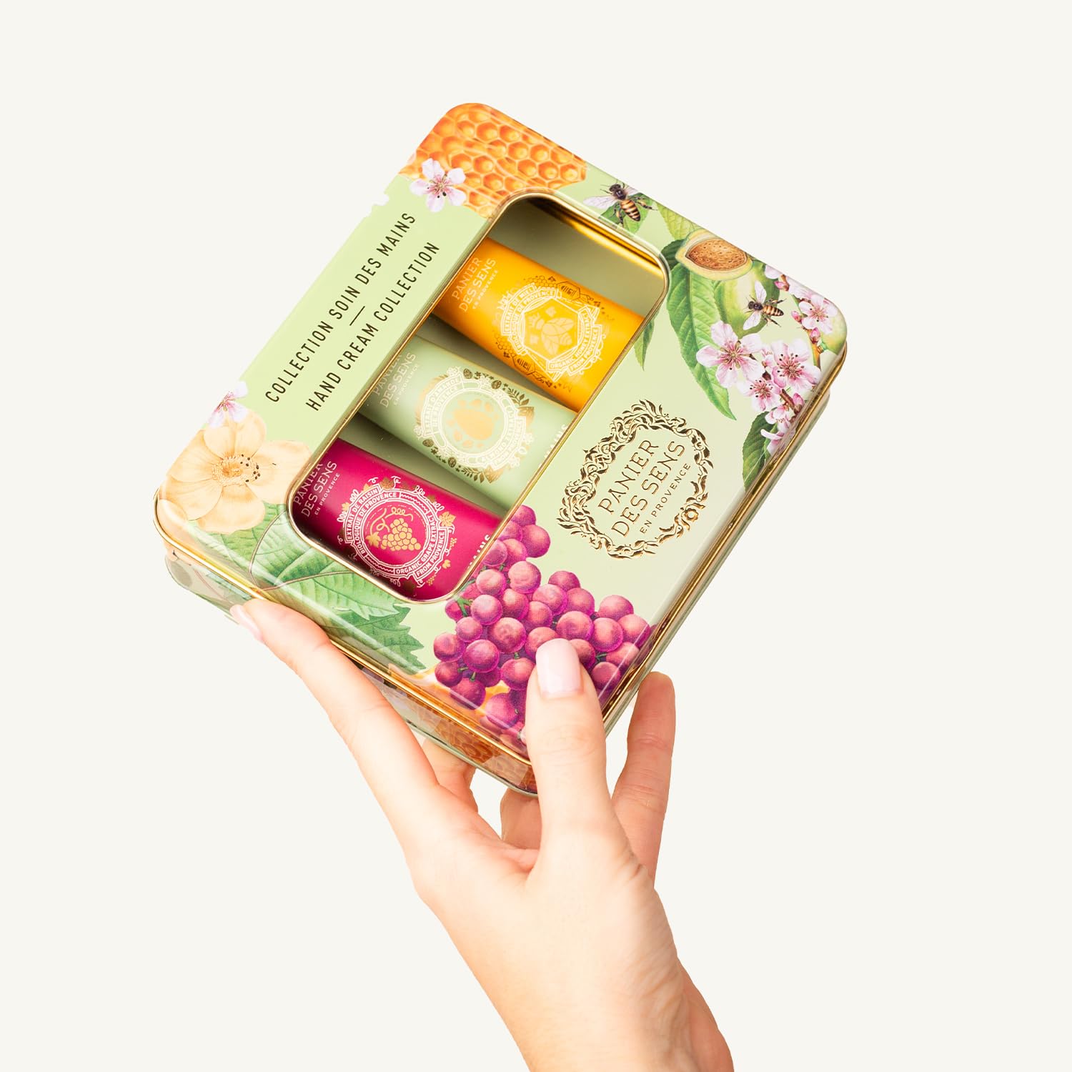 Foto 2 | Set De Crema De Manos Panier Des Sens Almond Honey Uva 90 Ml X3 - Venta Internacional.