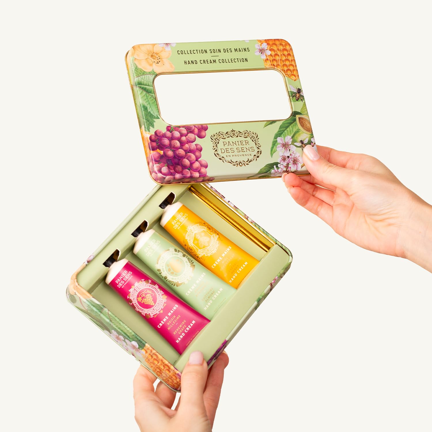 Foto 4 pulgar | Set De Crema De Manos Panier Des Sens Almond Honey Uva 90 Ml X3 - Venta Internacional.