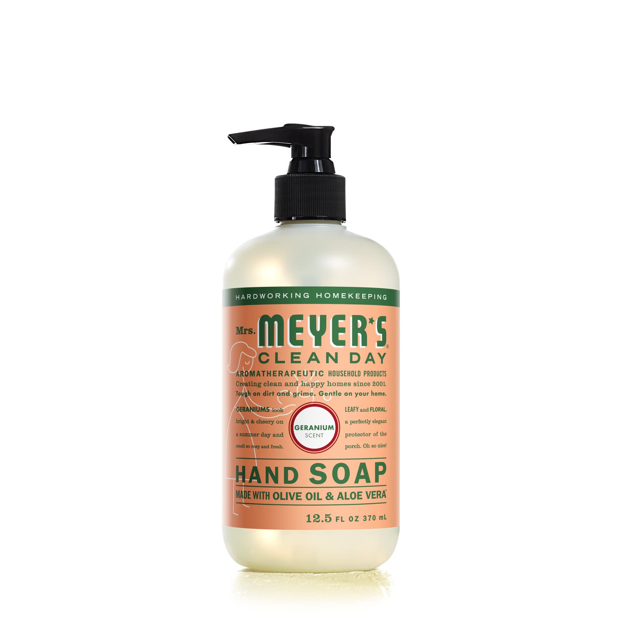 Foto 2 pulgar | Jabón De Manos Mrs. Meyer's Clean Day Geranium 370ml - Venta Internacional.