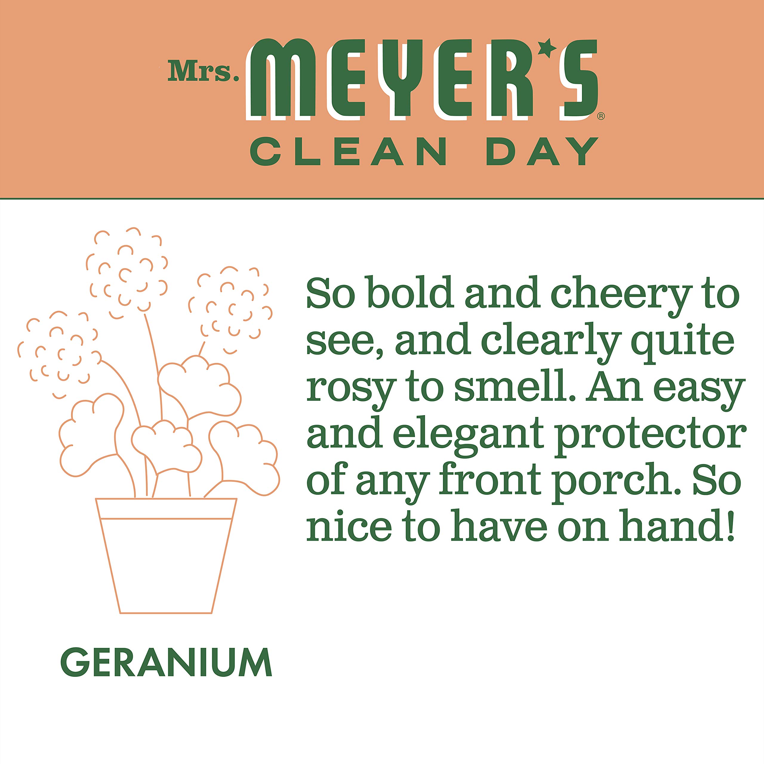 Foto 4 pulgar | Jabón De Manos Mrs. Meyer's Clean Day Geranium 370ml - Venta Internacional.