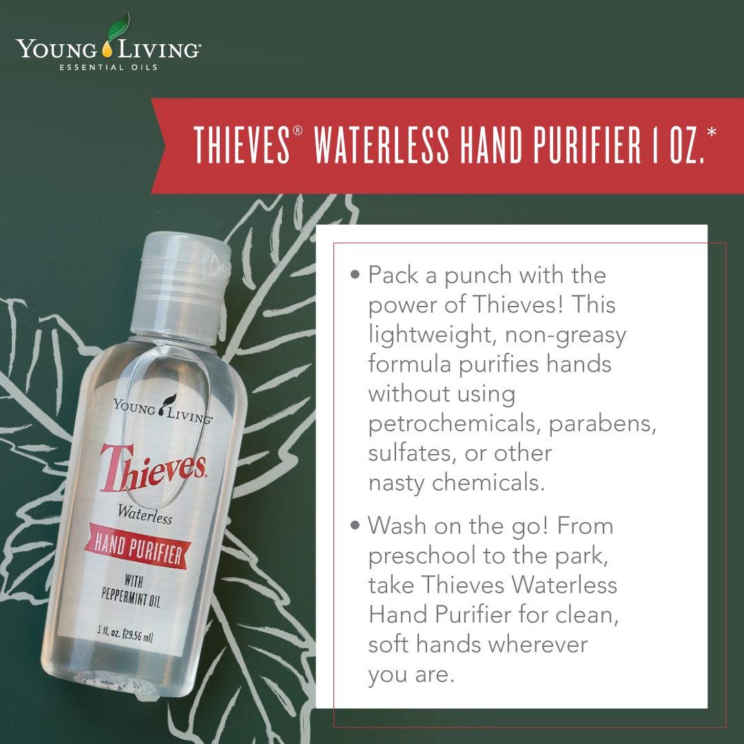 Foto 5 pulgar | Purificador De Manos Young Living Thieves Waterless Con 29 Ml De Etanol - Venta Internacional.