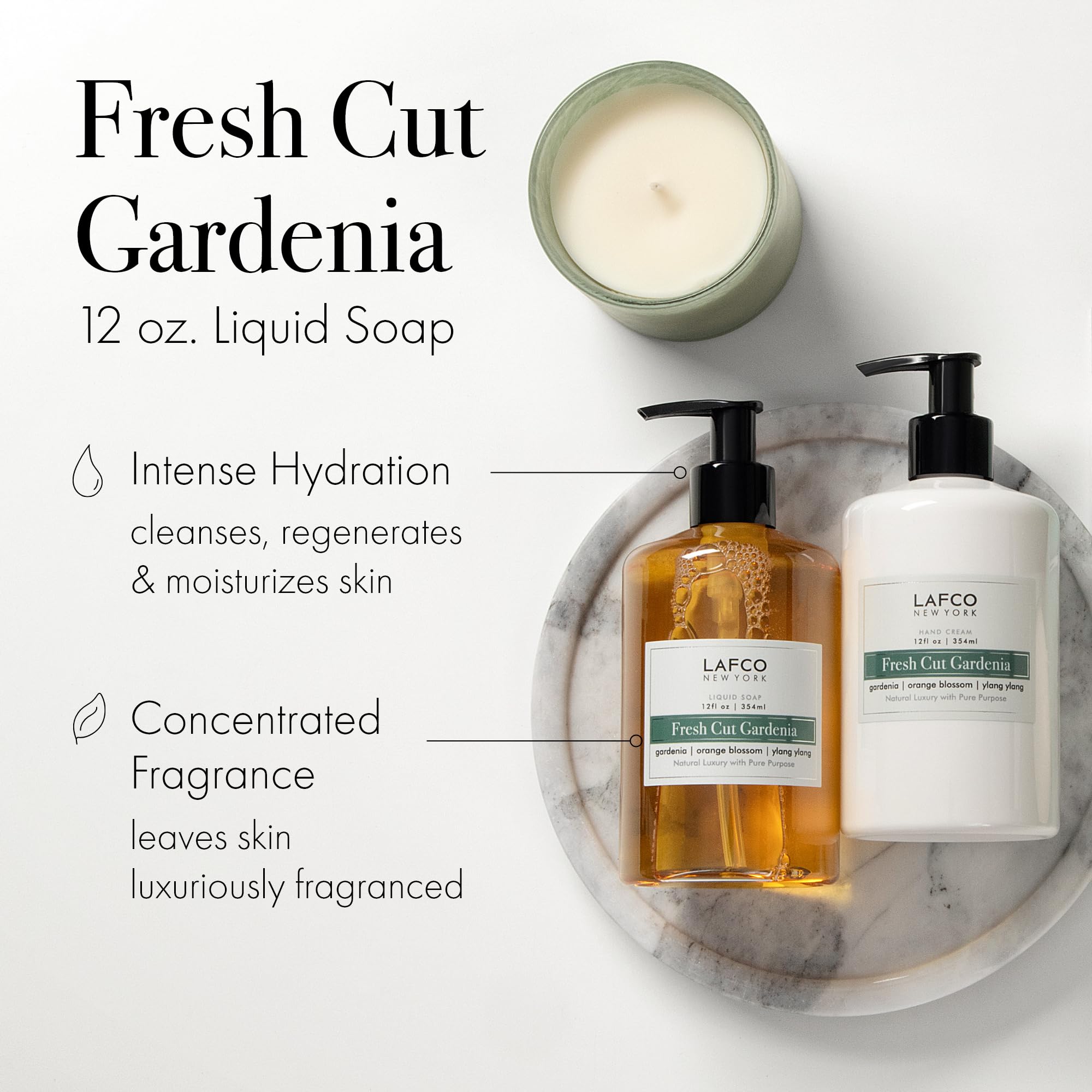 Foto 2 | Jabón Líquido Lafco New York Fresh Cut Gardenia 350ml - Venta Internacional.