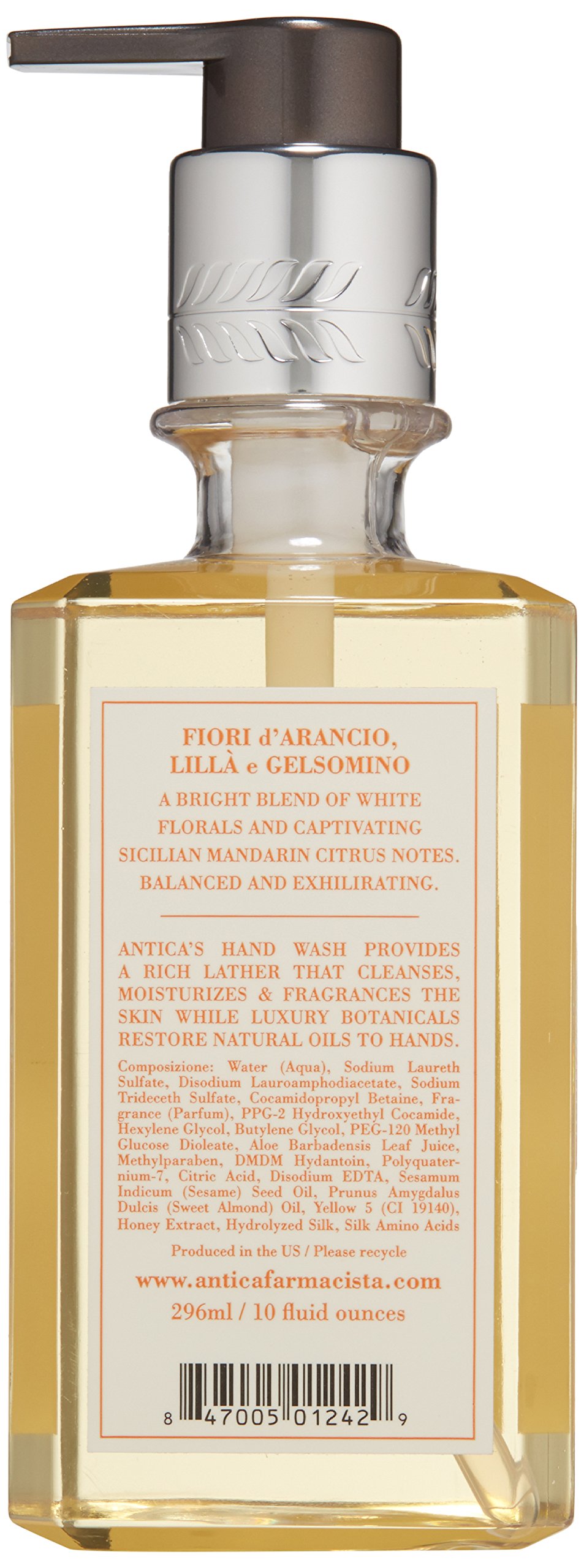 Foto 3 pulgar | Jabón De Manos Antica Farmacista En Flor De Azahar, Lila Y Jazmín, 300 Ml - Venta Internacional.
