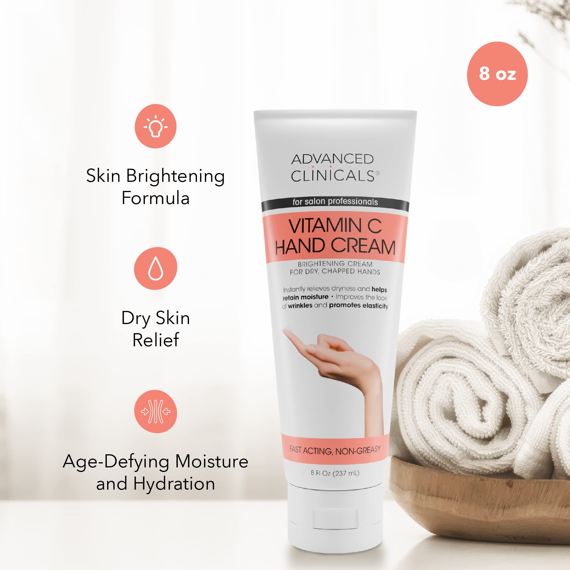 Foto 2 | Loción Advanced Clinicals Con Vitamina C Para Manos Y Cuerpo, 240 Ml - Venta Internacional.