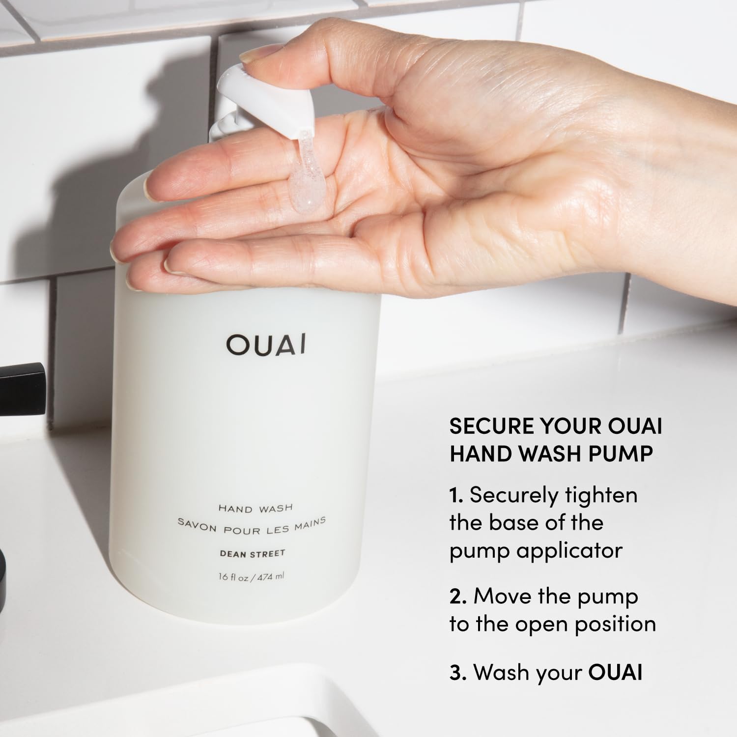 Foto 4 | Jabón Líquido Para Manos Hand Wash Ouai Con Jojoba, Aguacate Y Rosa Mosqueta - Venta Internacional.