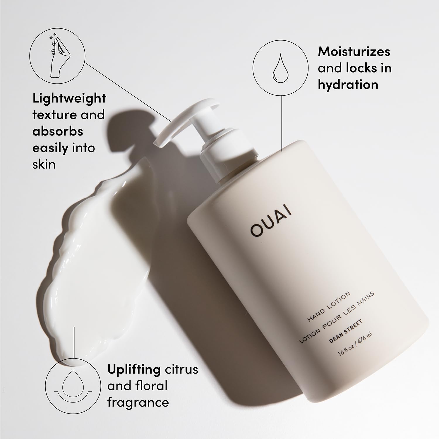Foto 2 | Loción De Manos Ouai Daily Lightweight Hydrating 480 Ml - Venta Internacional.