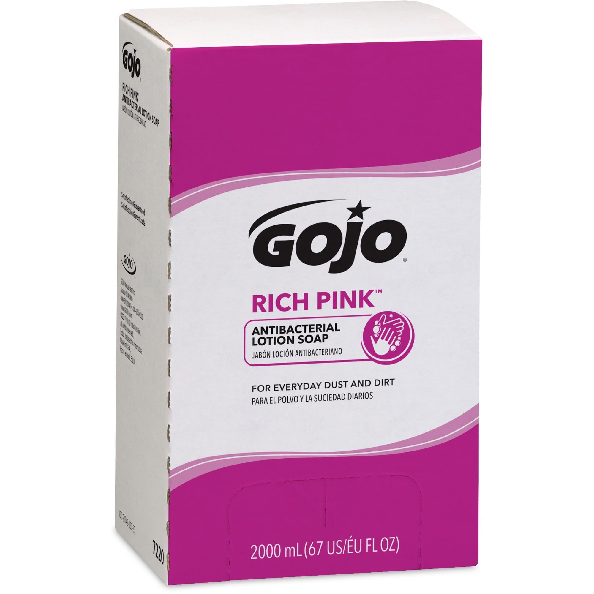 Foto 2 pulgar | Recambio De Jabón En Loción Gojo Rich Pink Antibacterial - Venta Internacional.