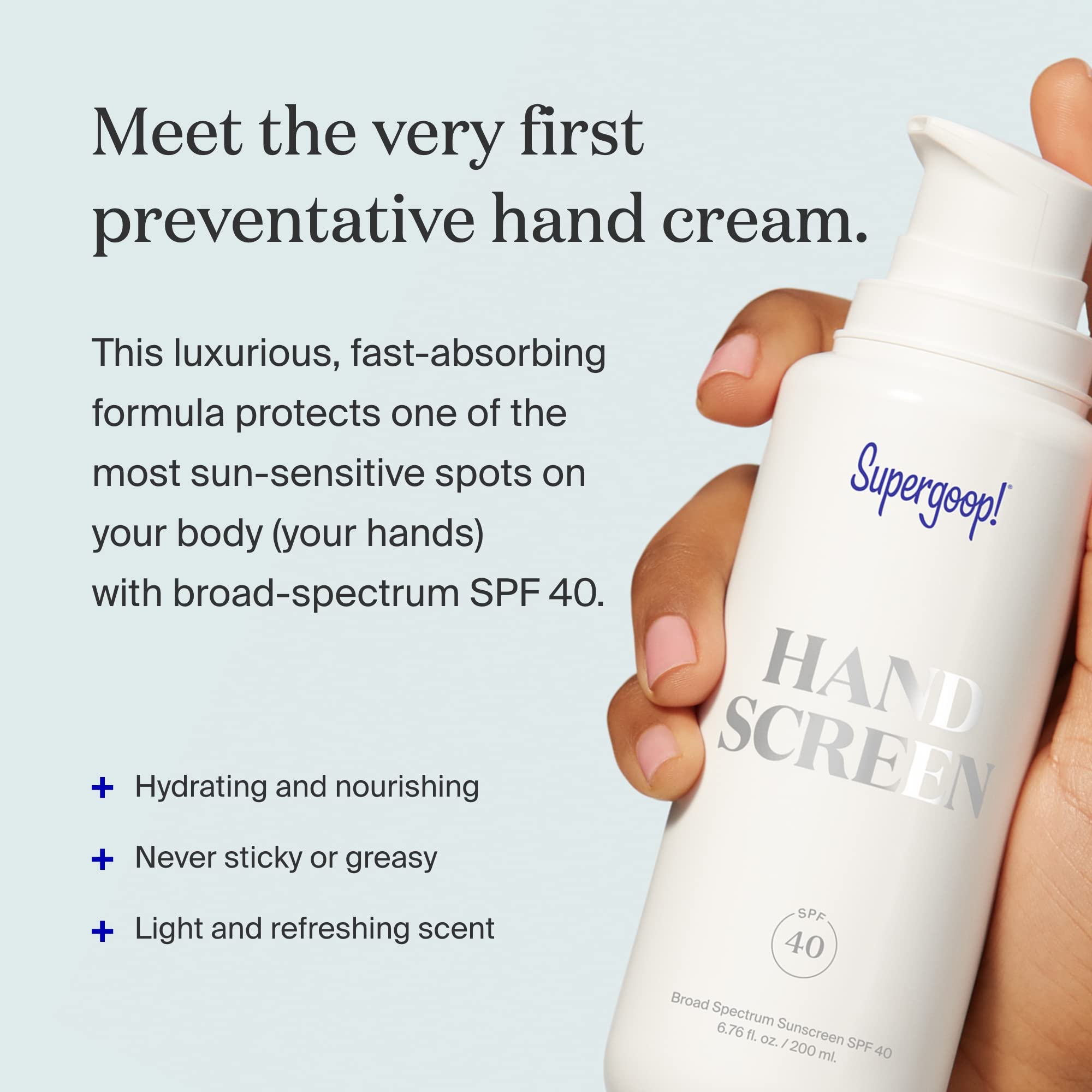 Foto 3 pulgar | Crema De Manos Supergoop! Protector De Manos Spf 40, 200 Ml (paquete De 2) - Venta Internacional.