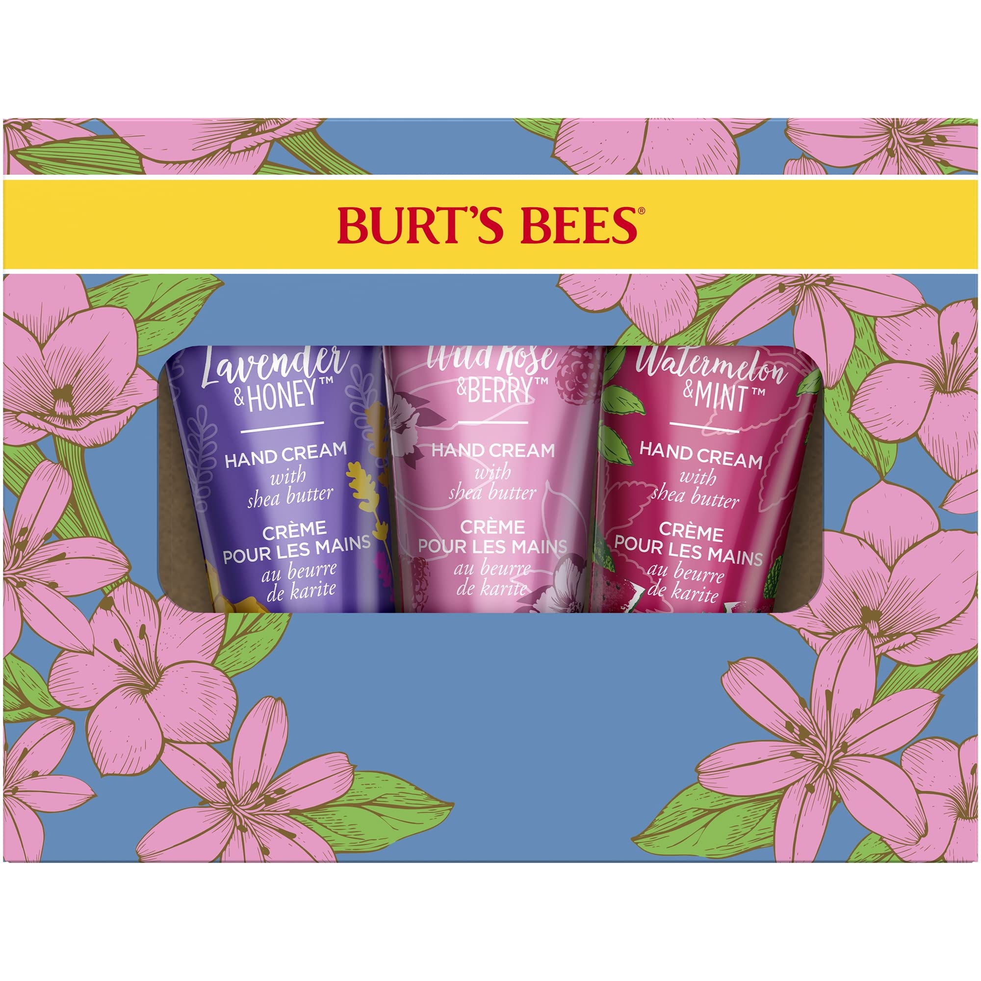 Foto 1 | Set De Regalo Burt's Bees Shea Butter Hand Cream Trio Spring - Venta Internacional.