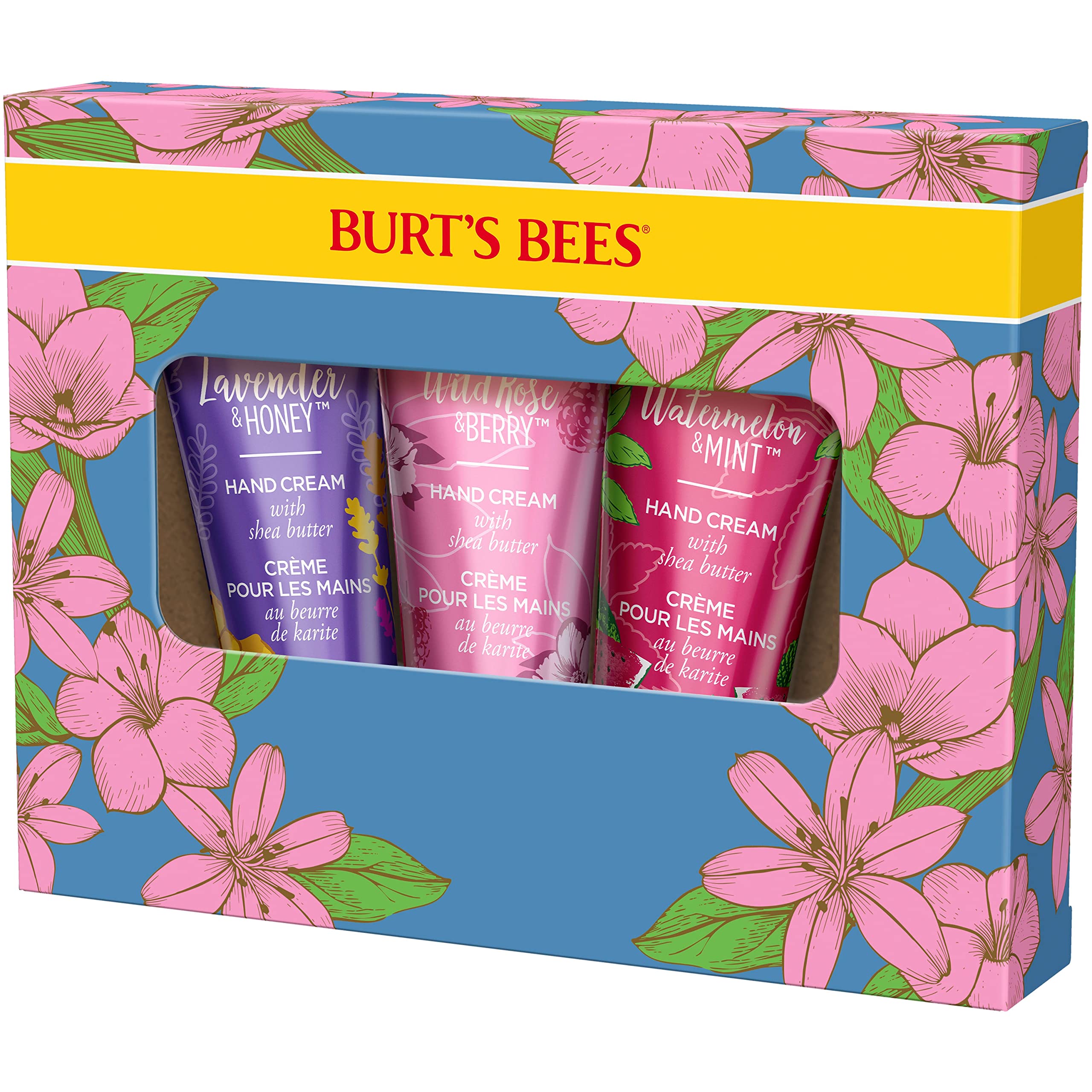 Foto 6 | Set De Regalo Burt's Bees Shea Butter Hand Cream Trio Spring - Venta Internacional.