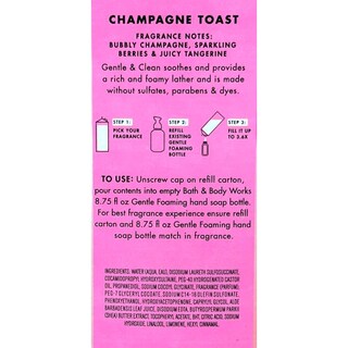 Foto 2 | Jabón De Manos Bath & Body Works Champagne Toast 946ml - Venta Internacional.