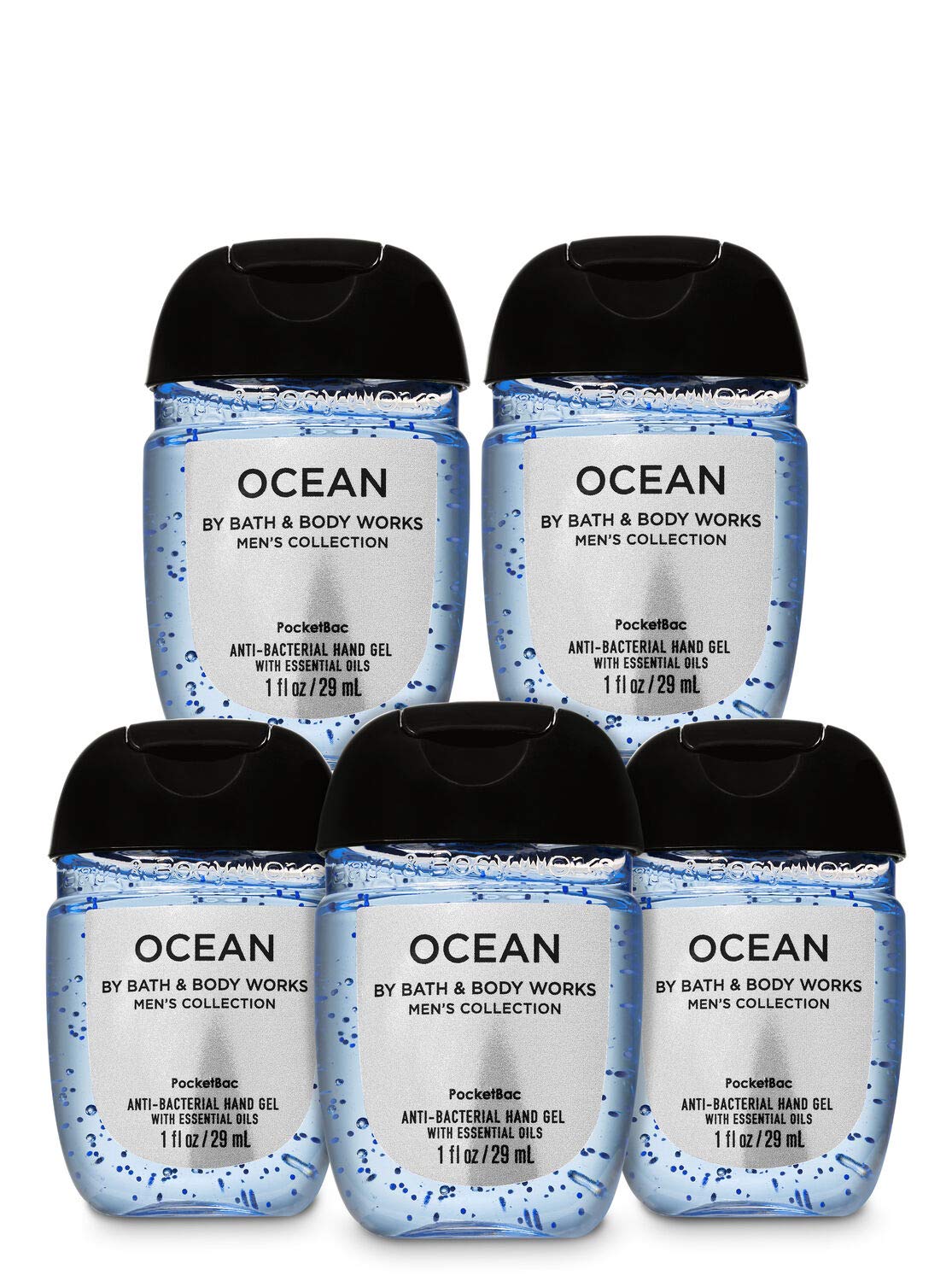 Foto 2 pulgar | Desinfectante De Manos Bath & Body Works Pocketbac Ocean, 15 Ml, Paquete De 5 - Venta Internacional.