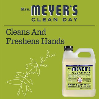 Foto 4 | Botella De Recarga De Jabón Líquido Para Manos Mrs. Meyer's Lemon Verbena, 1 Litro - Venta Internacional.