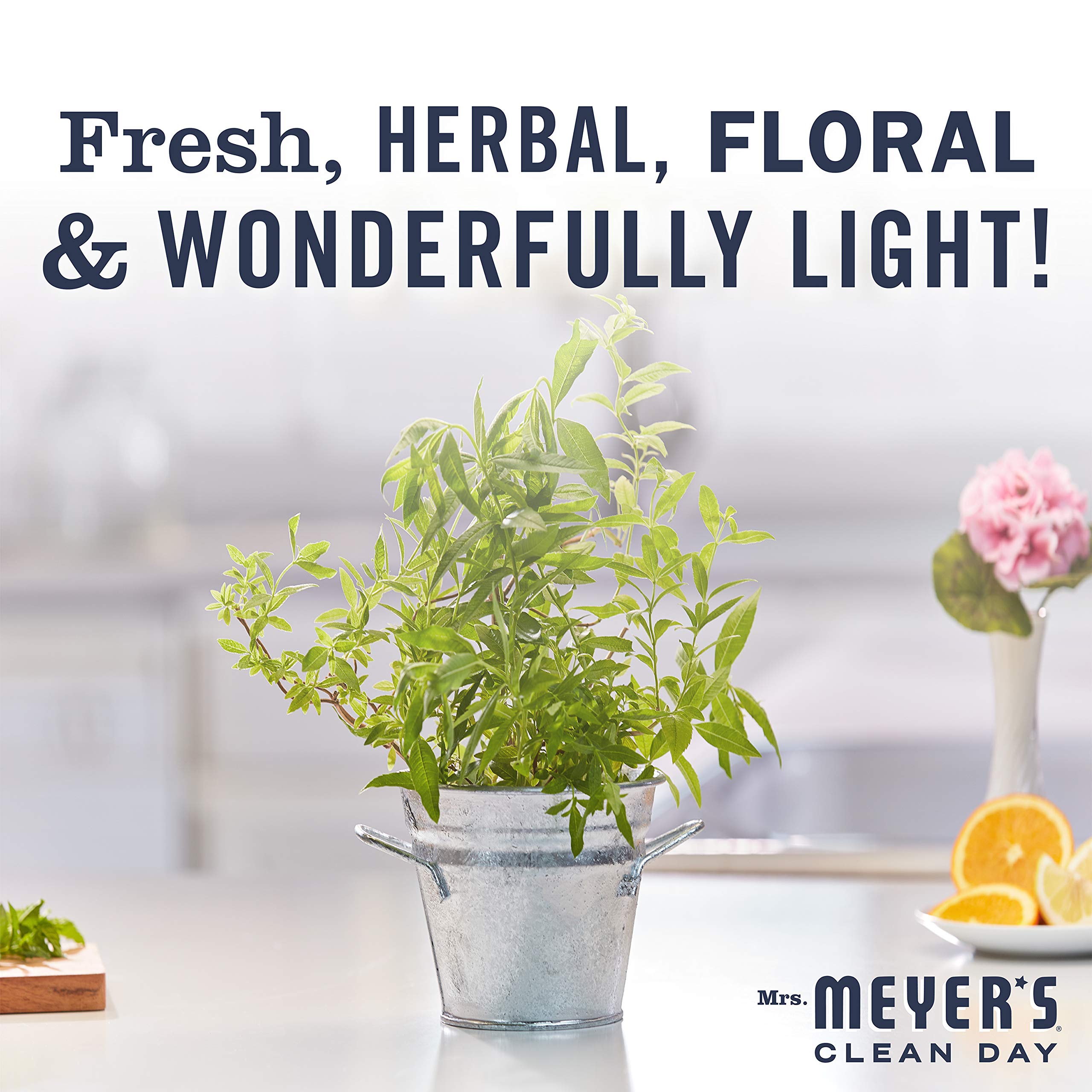 Foto 5 | Botella De Recarga De Jabón Líquido Para Manos Mrs. Meyer's Lemon Verbena, 1 Litro - Venta Internacional.
