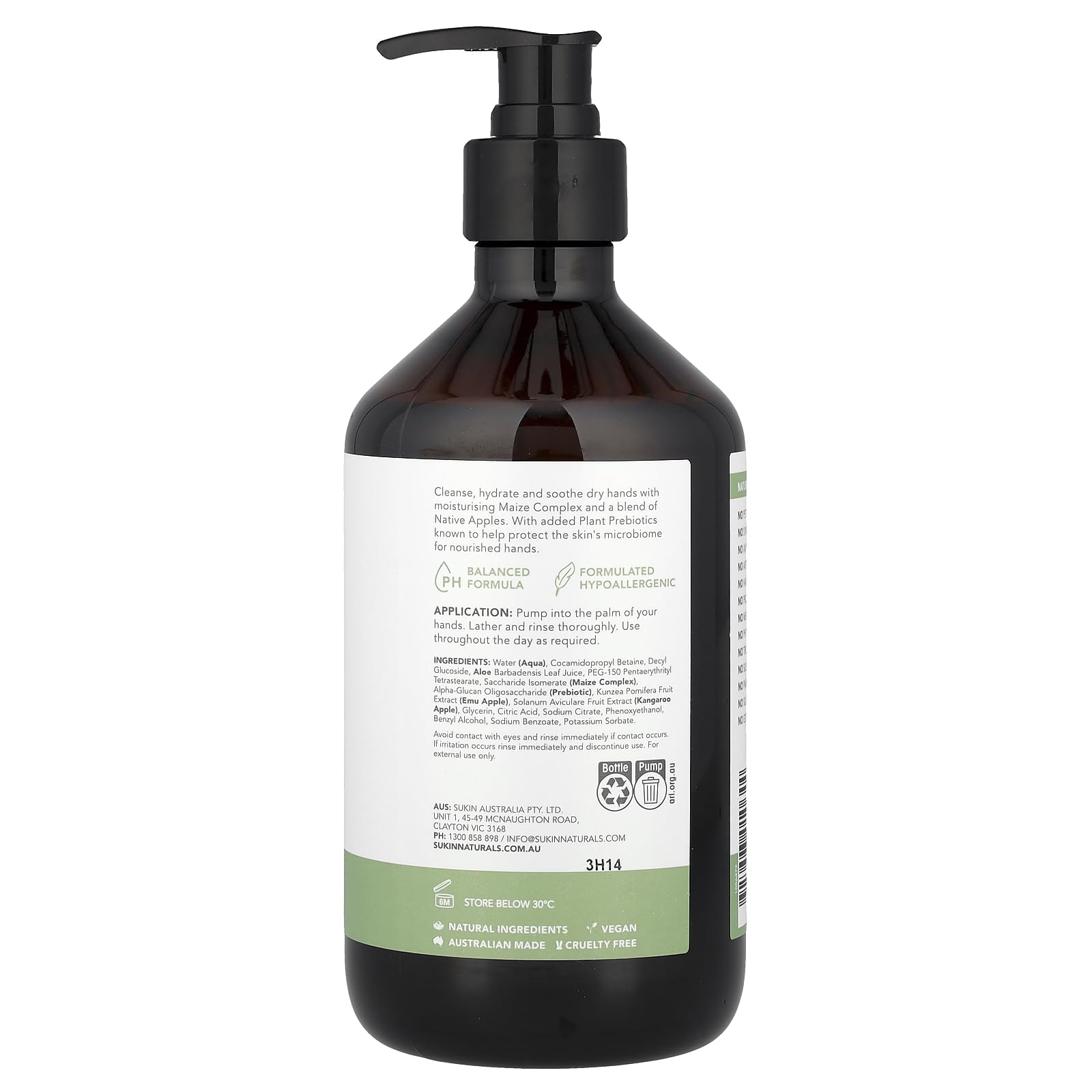 Foto 2 | Jabón De Manos Sukin Skin Relief Sensitive Anglesed 500 Ml - Venta Internacional.
