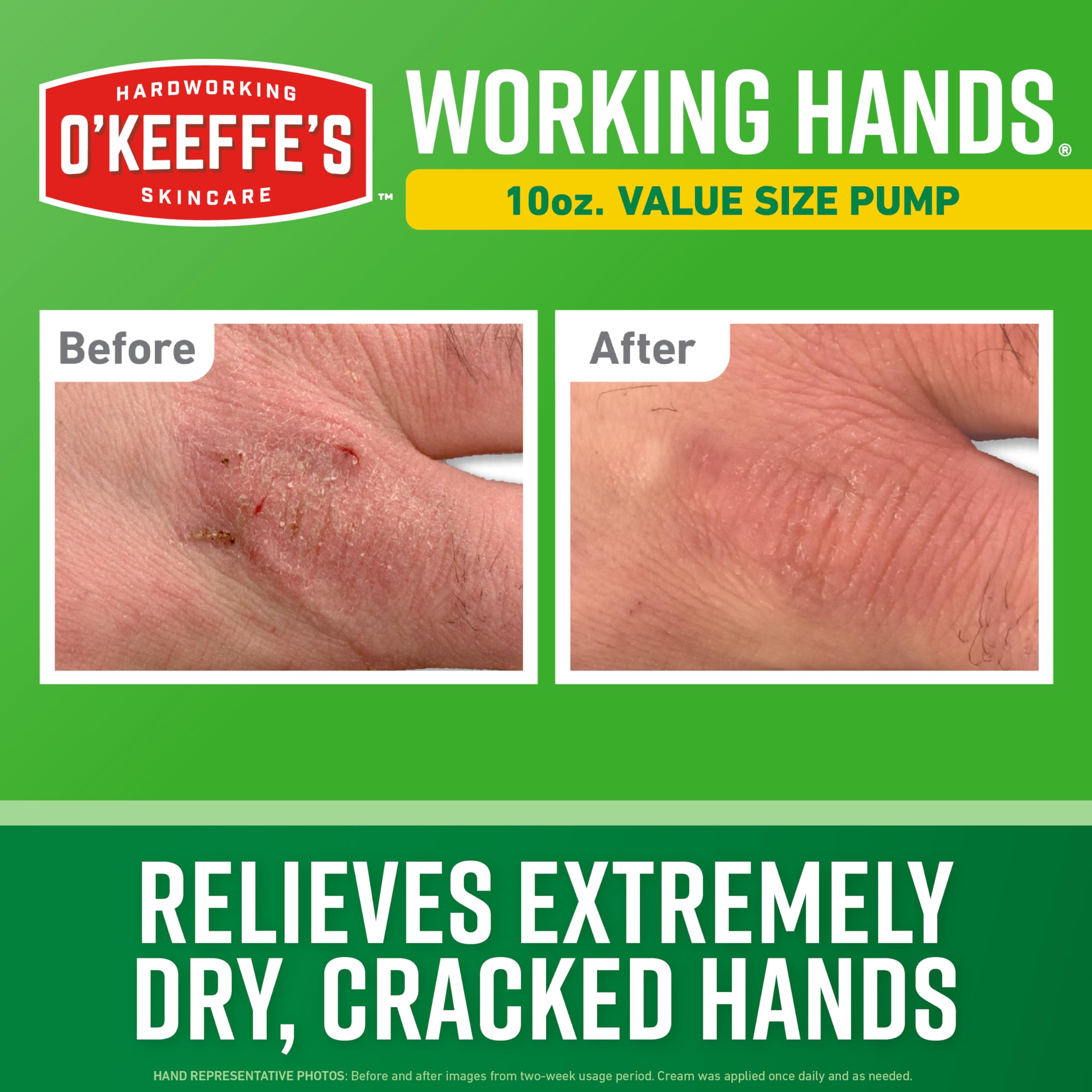 Foto 3 pulgar | Crema De Manos O'keeffe's Working Hands  Frasco Dosificador De 300 Ml Extreme Dry - Venta Internacional.