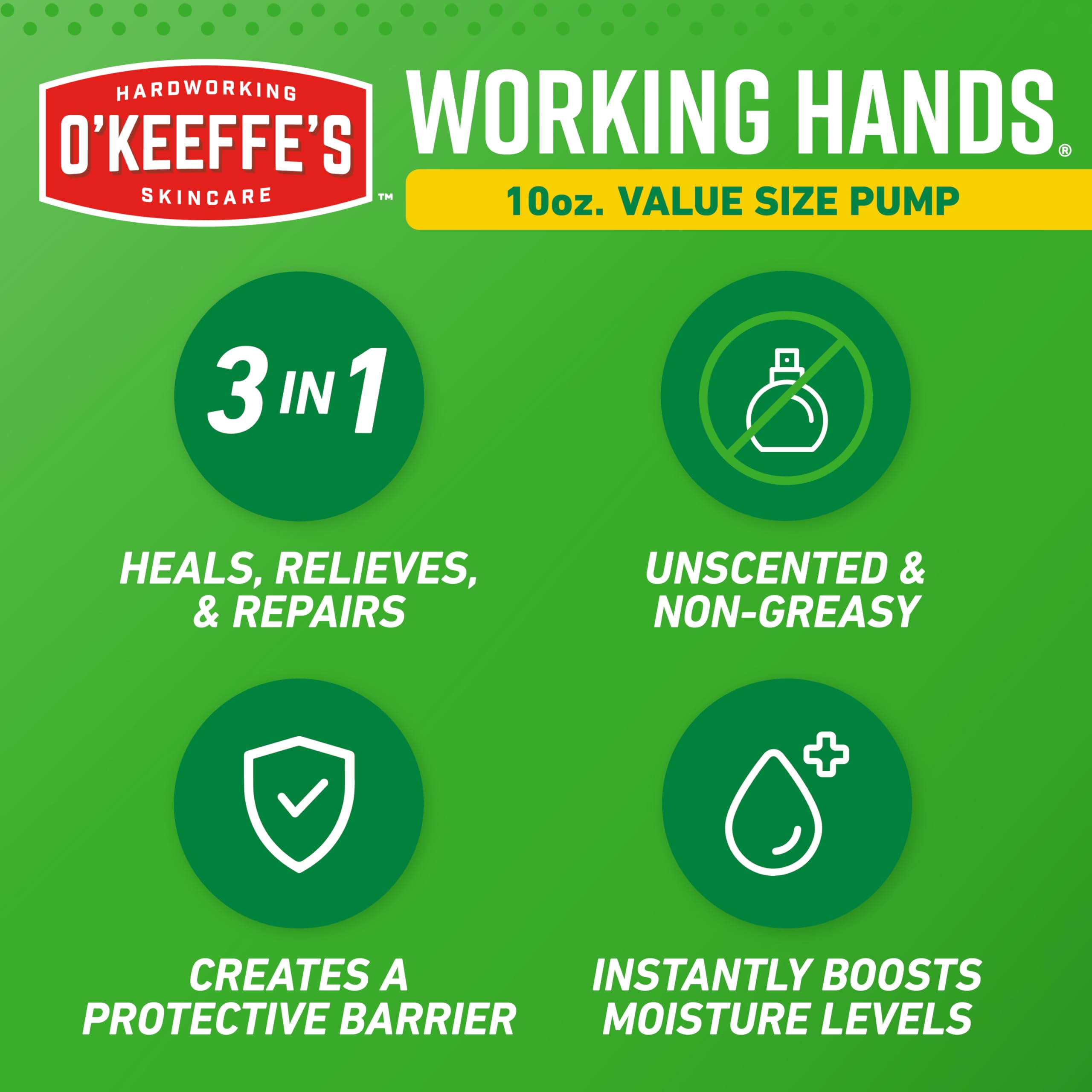 Foto 4 pulgar | Crema De Manos O'keeffe's Working Hands  Frasco Dosificador De 300 Ml Extreme Dry - Venta Internacional.
