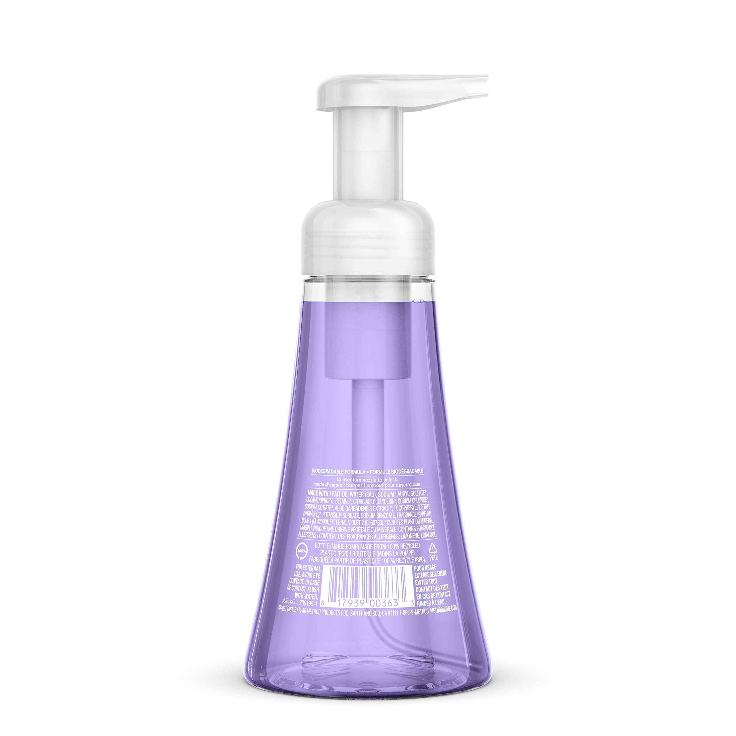 Foto 2 | Jabón De Manos Espumoso Method French Lavender  300 Ml (paquete De 6) - Venta Internacional.
