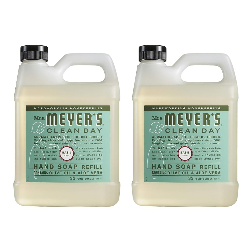 Foto 1 | Repuesto De Jabón Líquido Para Manos Mrs. Meyer's Clean Day  1 Litro (paquete De 2) - Venta Internacional.