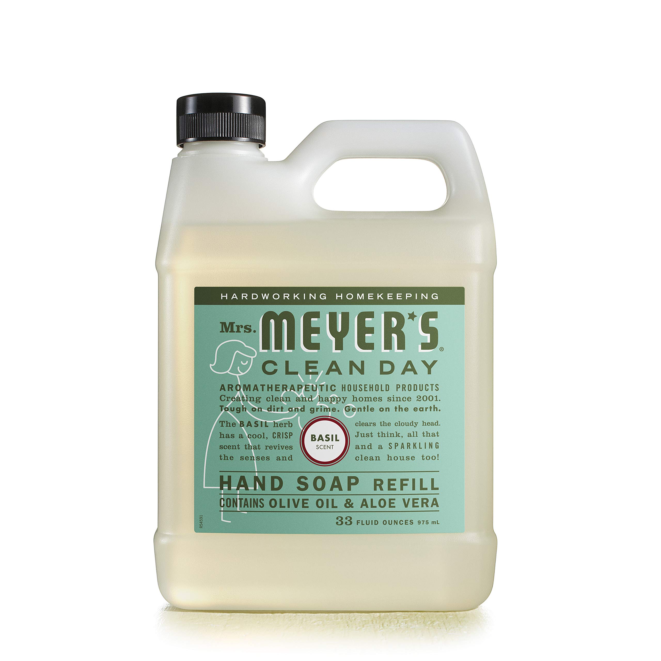Foto 2 | Repuesto De Jabón Líquido Para Manos Mrs. Meyer's Clean Day  1 Litro (paquete De 2) - Venta Internacional.