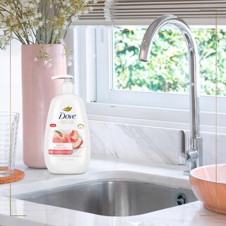 Foto 4 | Lavado A Mano Dove Advanced Care Leche De Melocotón Y Arroz 4 X 250 Ml - Venta Internacional.