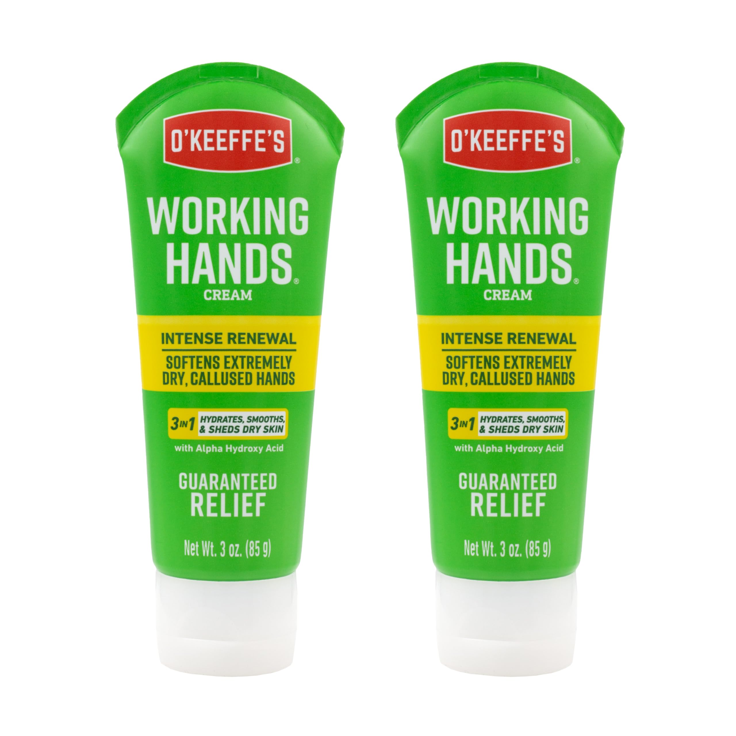 Crema De Manos O'keeffe's Working Hands Intense Renewal 90 Ml X2 - Venta Internacional.