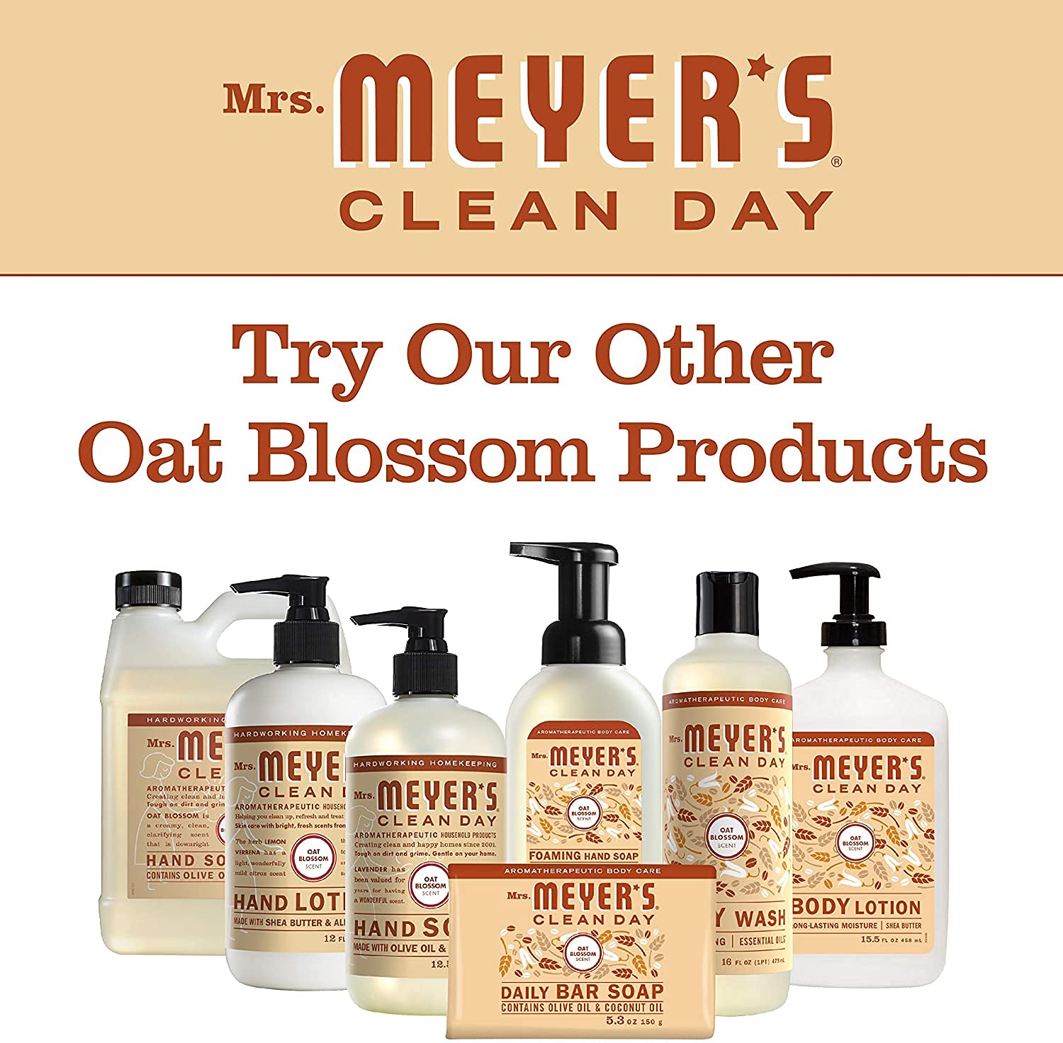 Foto 5 | Recambio De Jabón Líquido Para Manos Mrs. Meyer's Oat Blossom  1 Litro - Venta Internacional.