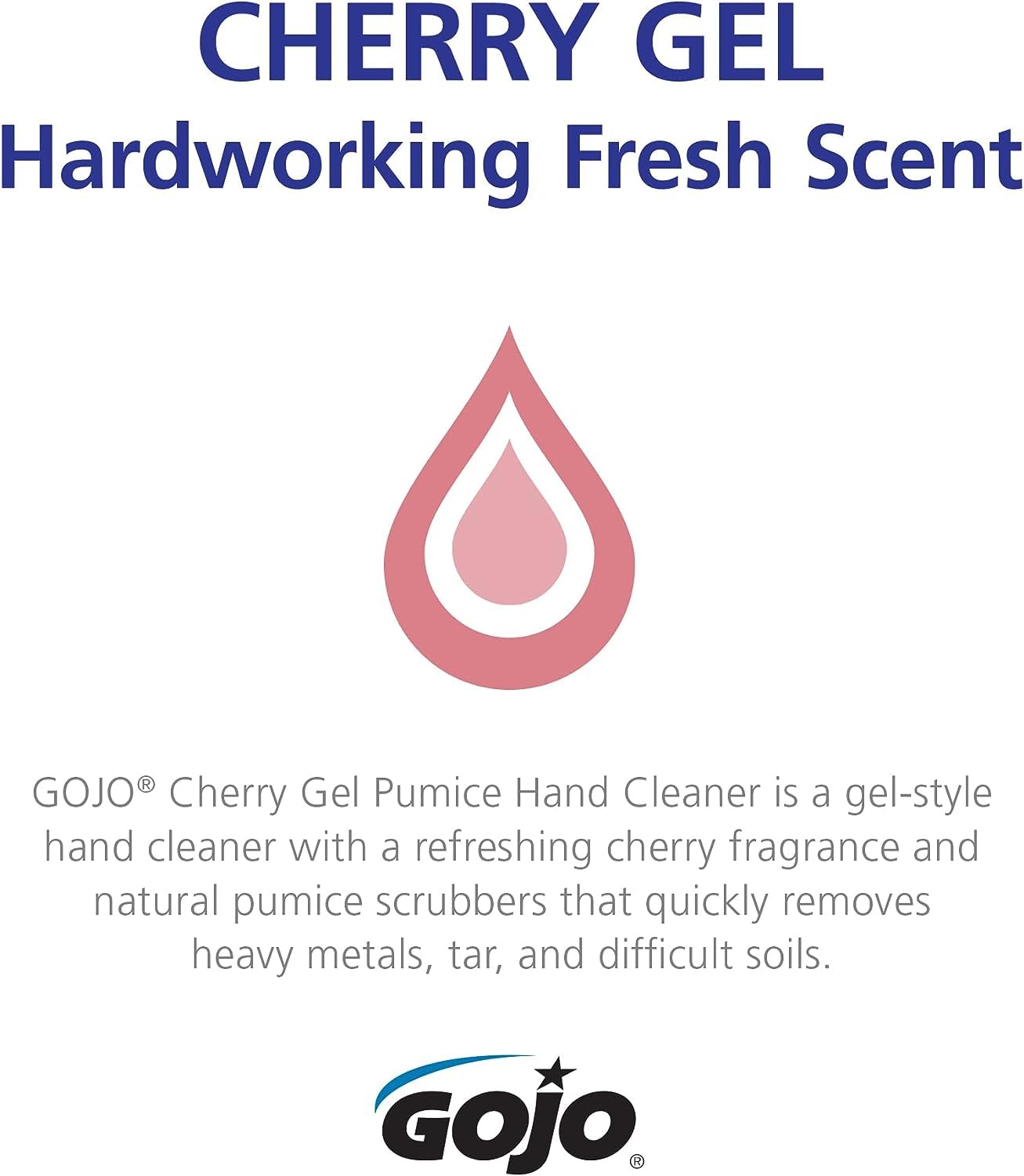 Foto 5 pulgar | Limpiador De Manos Gojo Cherry Gel Pumice  Botella De 300 Ml - Venta Internacional.