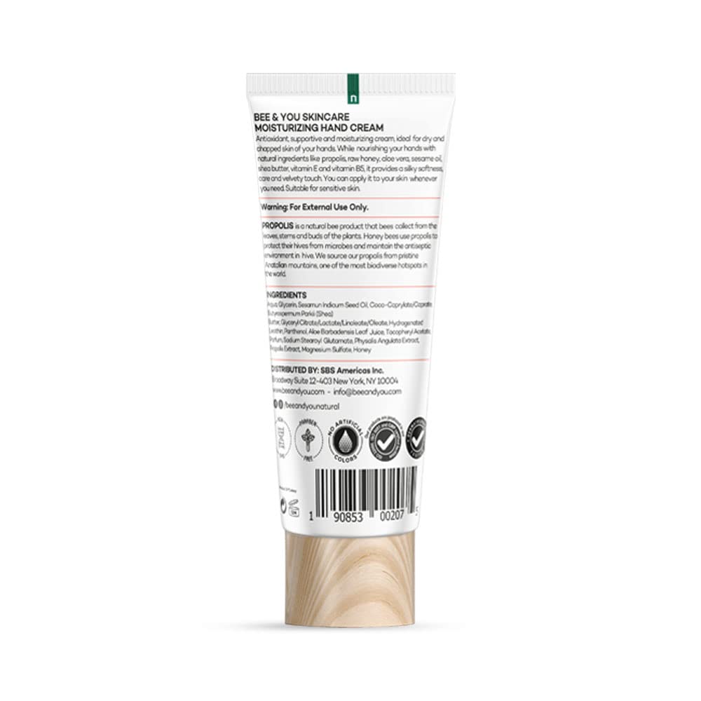 Foto 4 pulgar | Crema De Manos Bee & You Ultra Hidratante Natural 50 Ml Con Manteca De Karité - Venta Internacional.