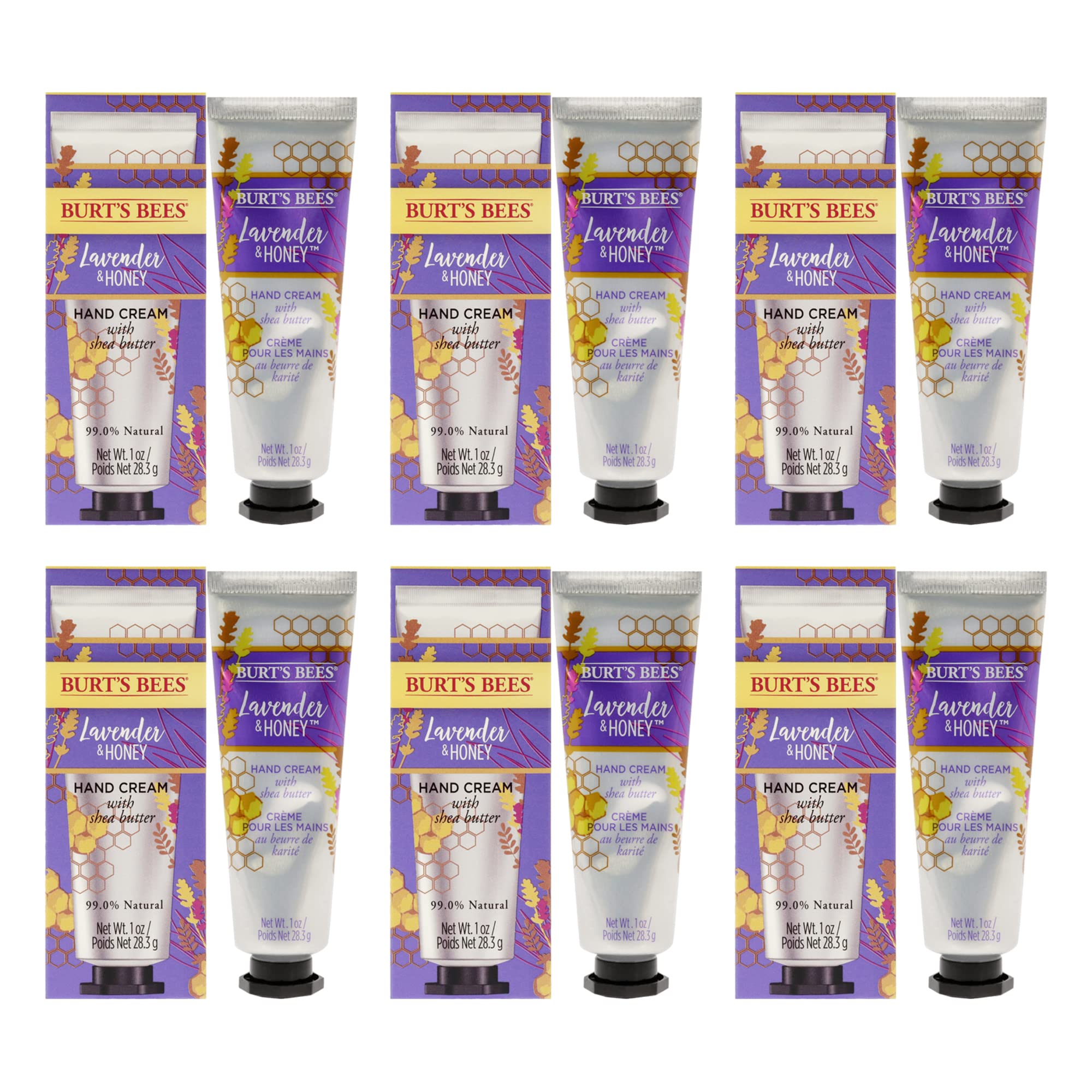 Foto 2 pulgar | Crema De Manos Burt's Bees  Lavanda Y Miel  30 Ml (paquete De 6) - Venta Internacional.