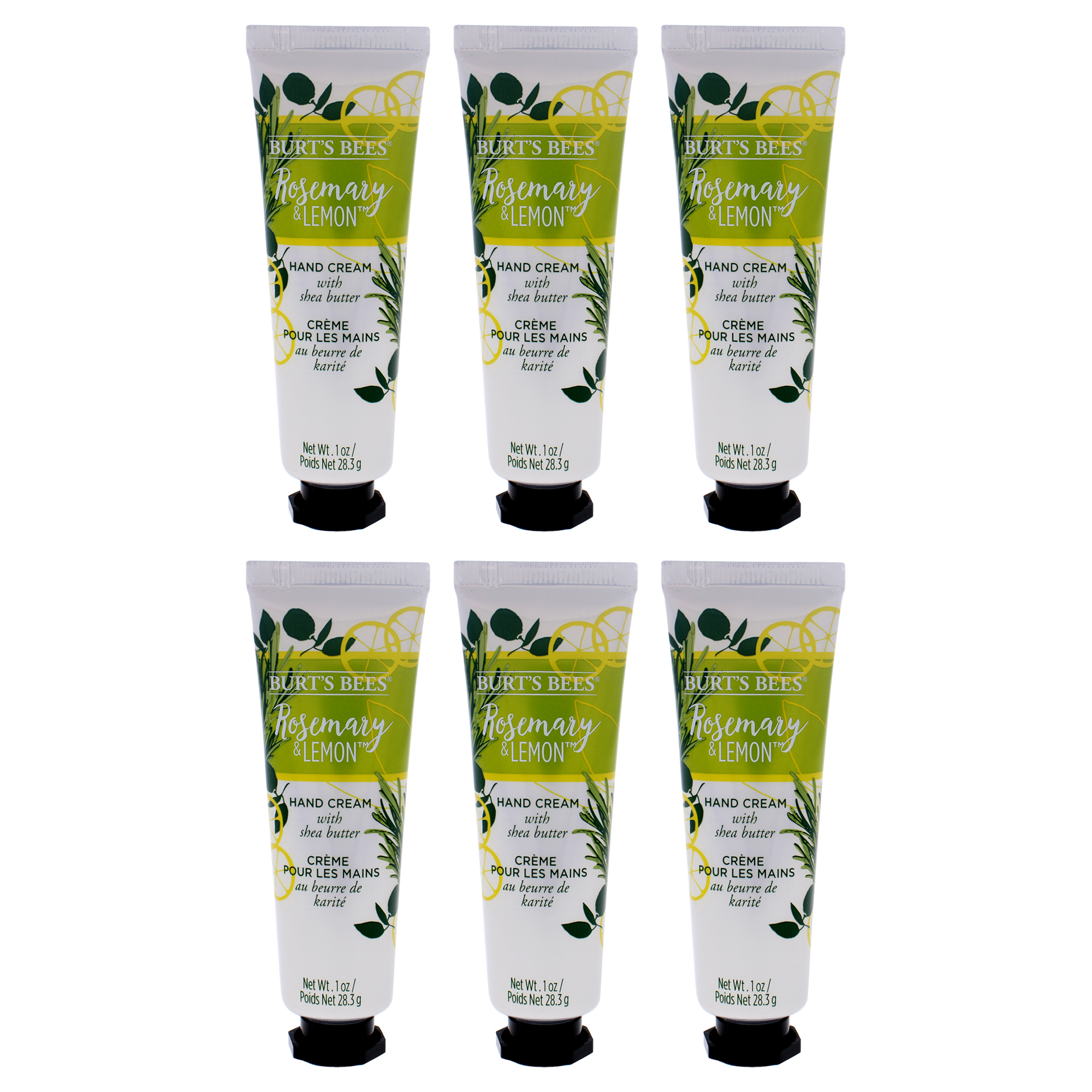 Foto 3 pulgar | Crema De Manos Burts Bees  Romero Y Limón  Paquete De 6 - Venta Internacional.