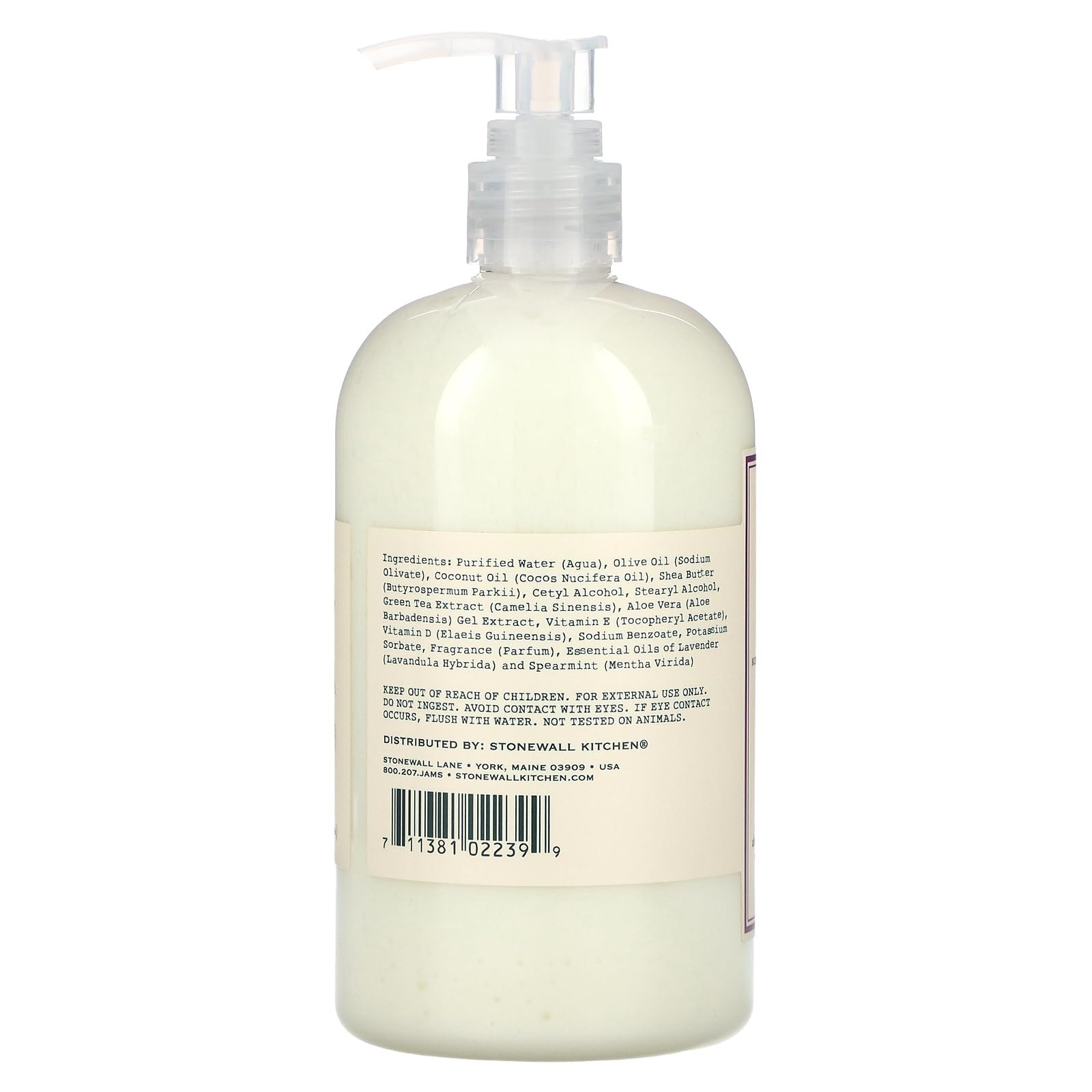 Foto 2 | Loción De Manos Stonewall Kitchen Lavender Mint 500 Ml - Venta Internacional.