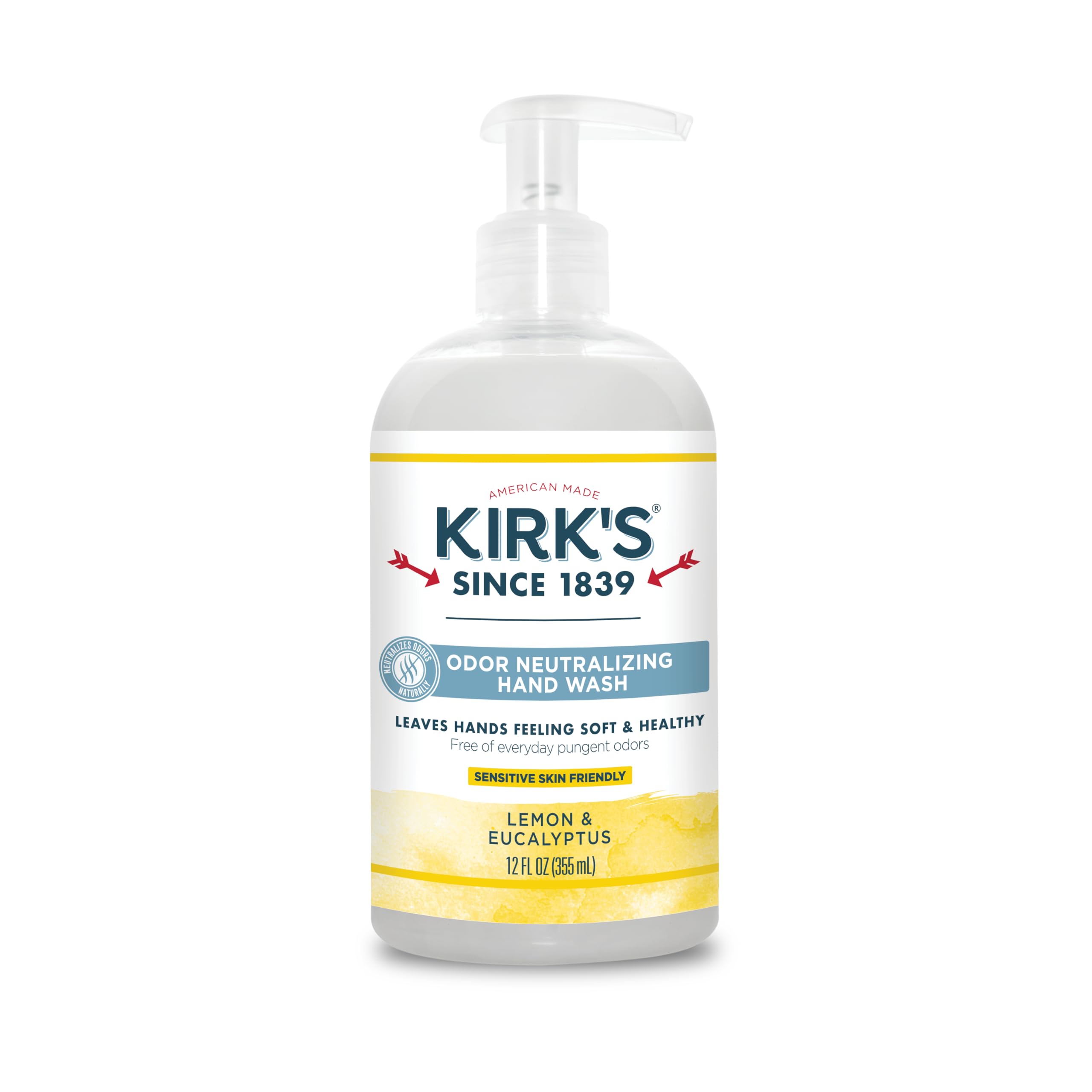 Foto 1 | Jabón De Manos Kirk's Clean Castile Lemon  Neutralizante De Olores  350 Ml - Venta Internacional.