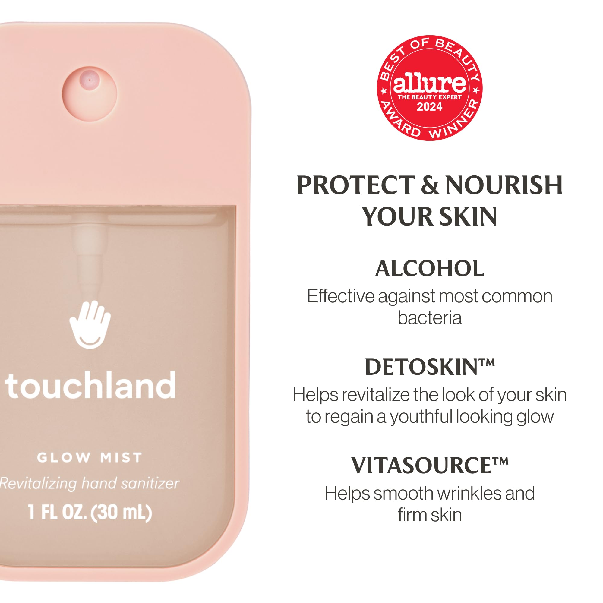 Foto 6 | Spray Desinfectante Para Manos Touchland Glow Mist + Gentle Mist - Venta Internacional.